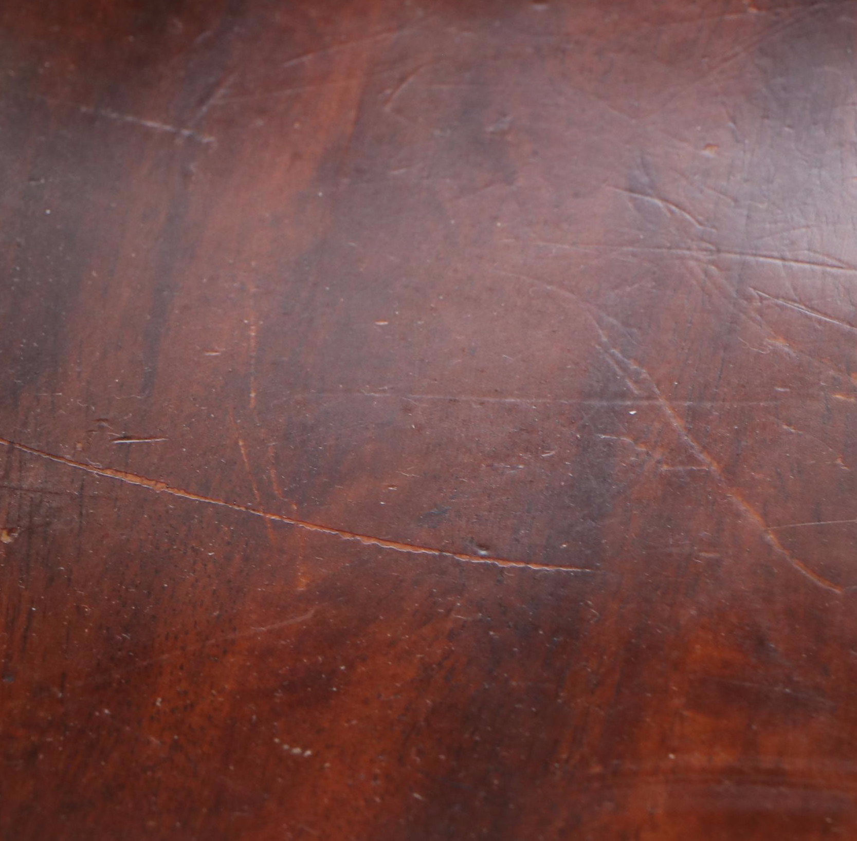 Contemporary Walnut Ladderback Side Chair