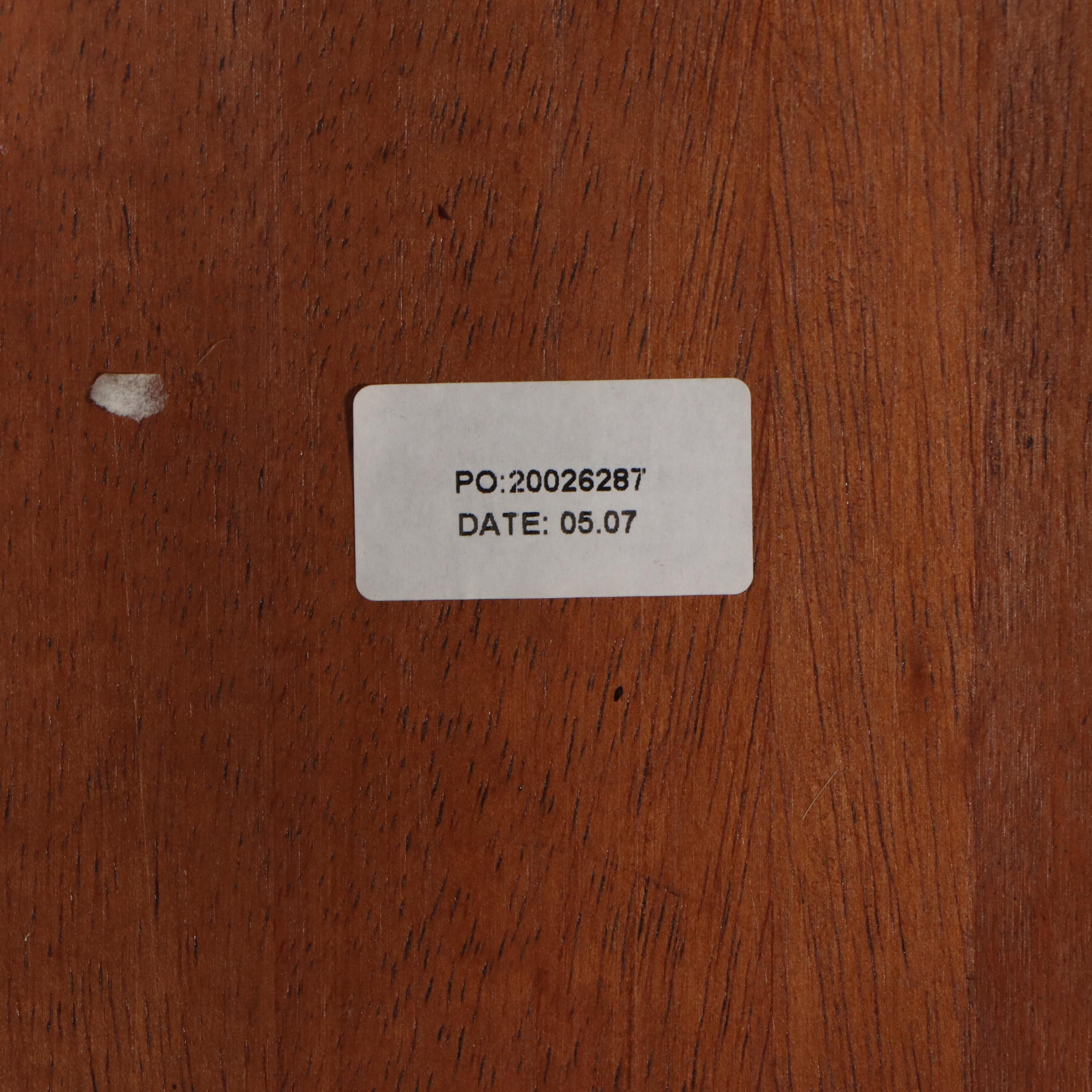 Contemporary Walnut Ladderback Side Chair