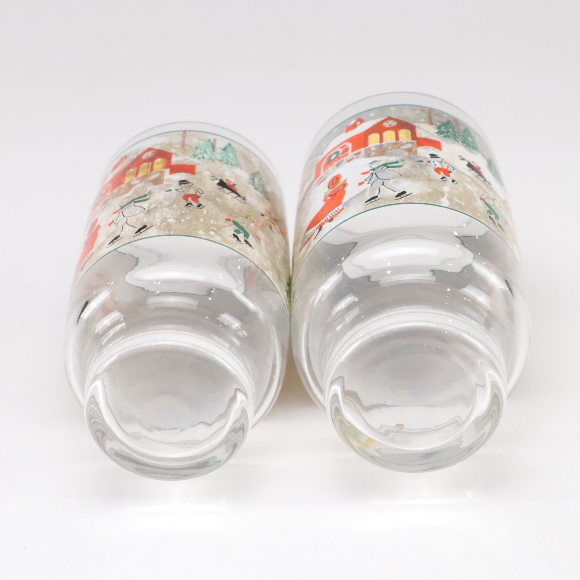 Sango "Silent Night" Set of Dinner Plates with Cups and Tumbler Glasses