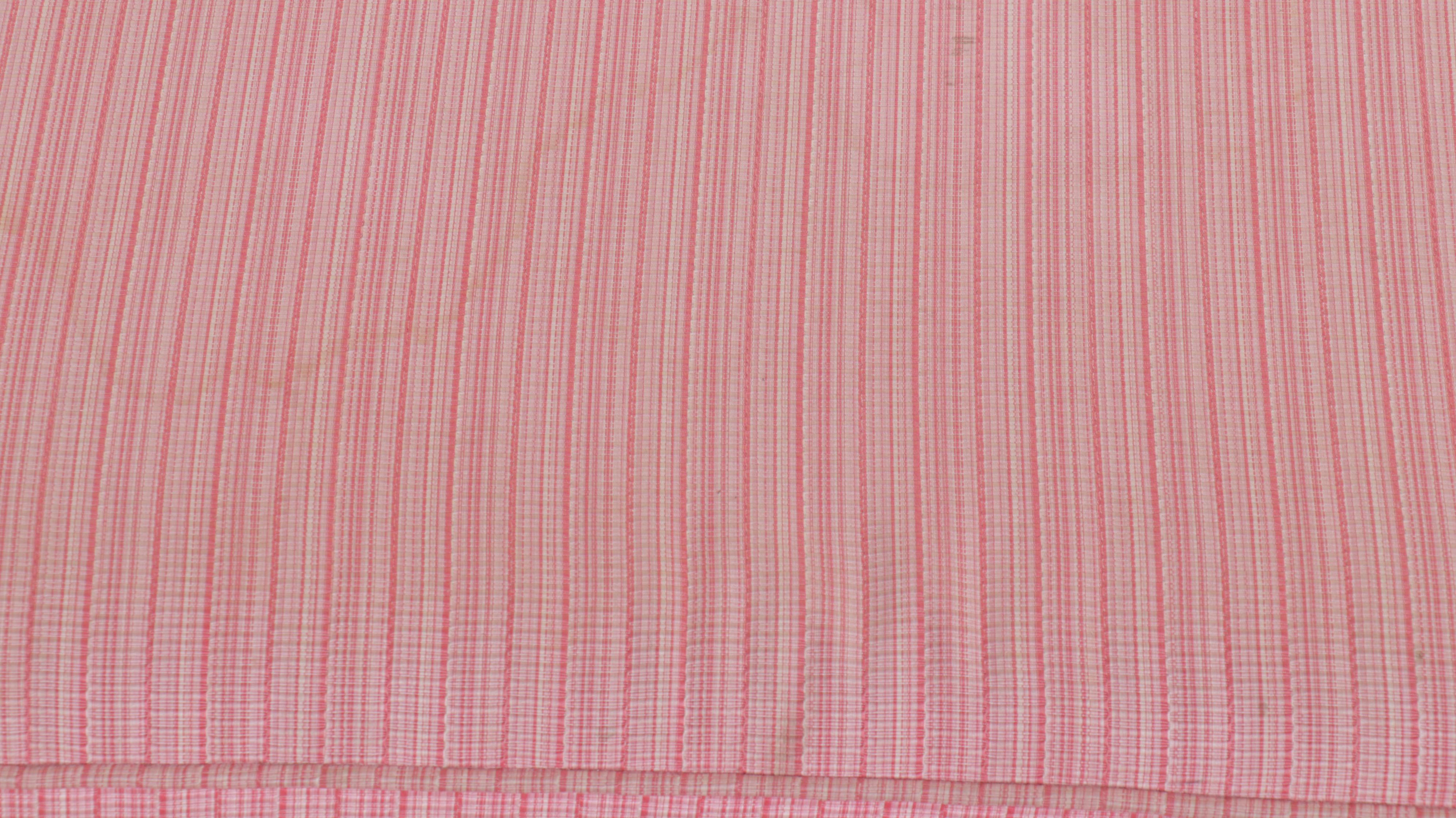 Bamboo Turned and Upholstered Bench