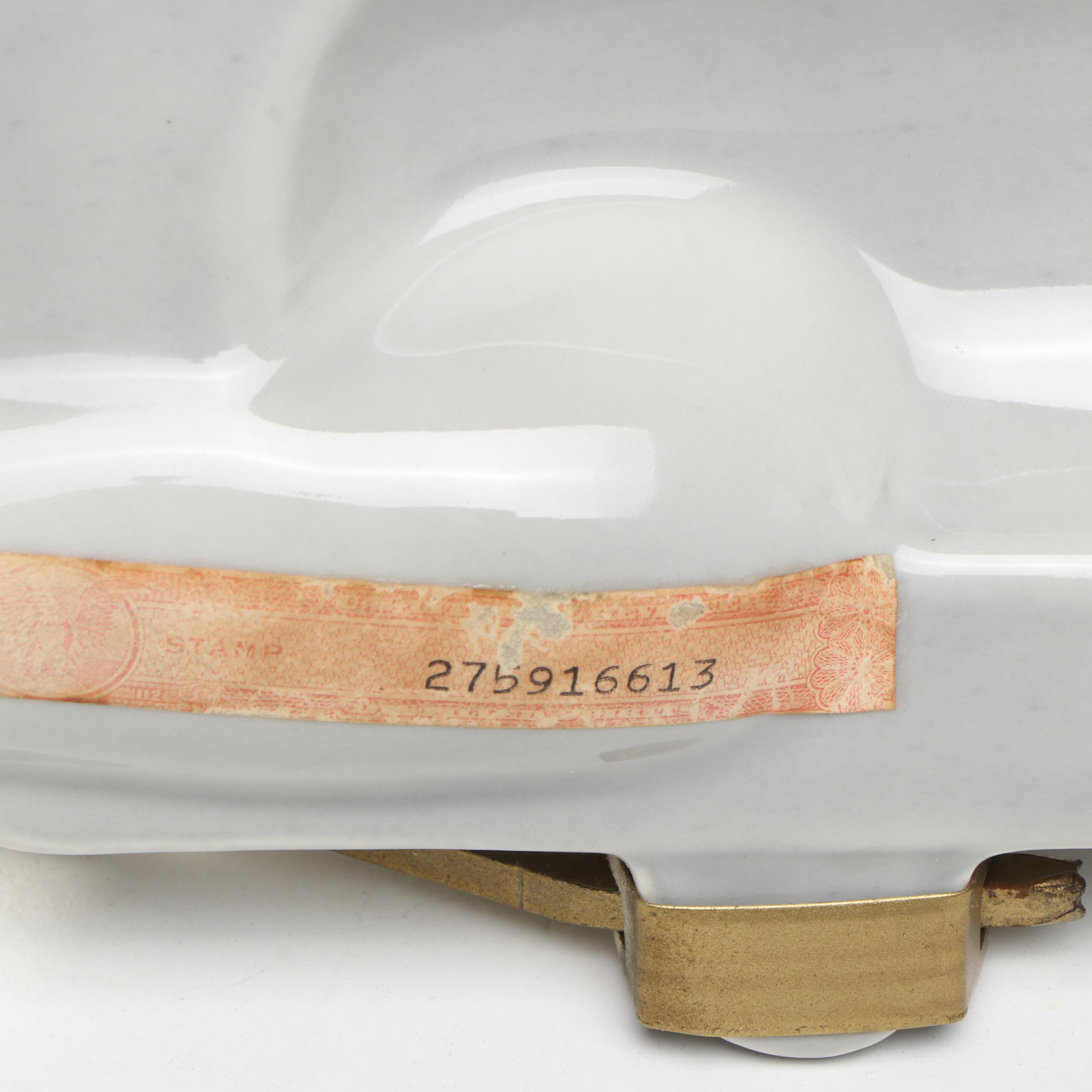 Vintage Jim Beam Harolds Club Ceramic Slot Machine Decanter