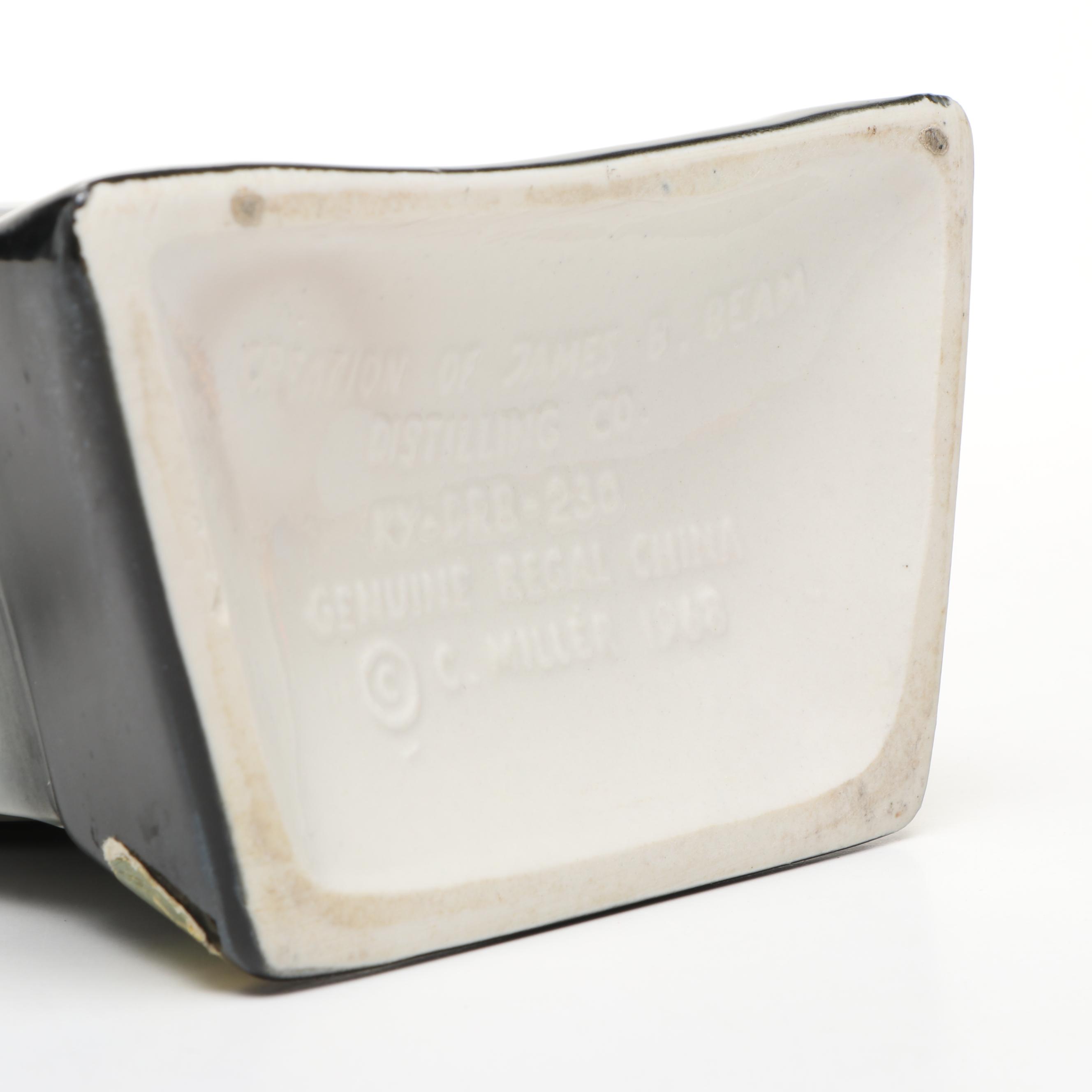 Vintage Jim Beam Harolds Club Ceramic Slot Machine Decanter