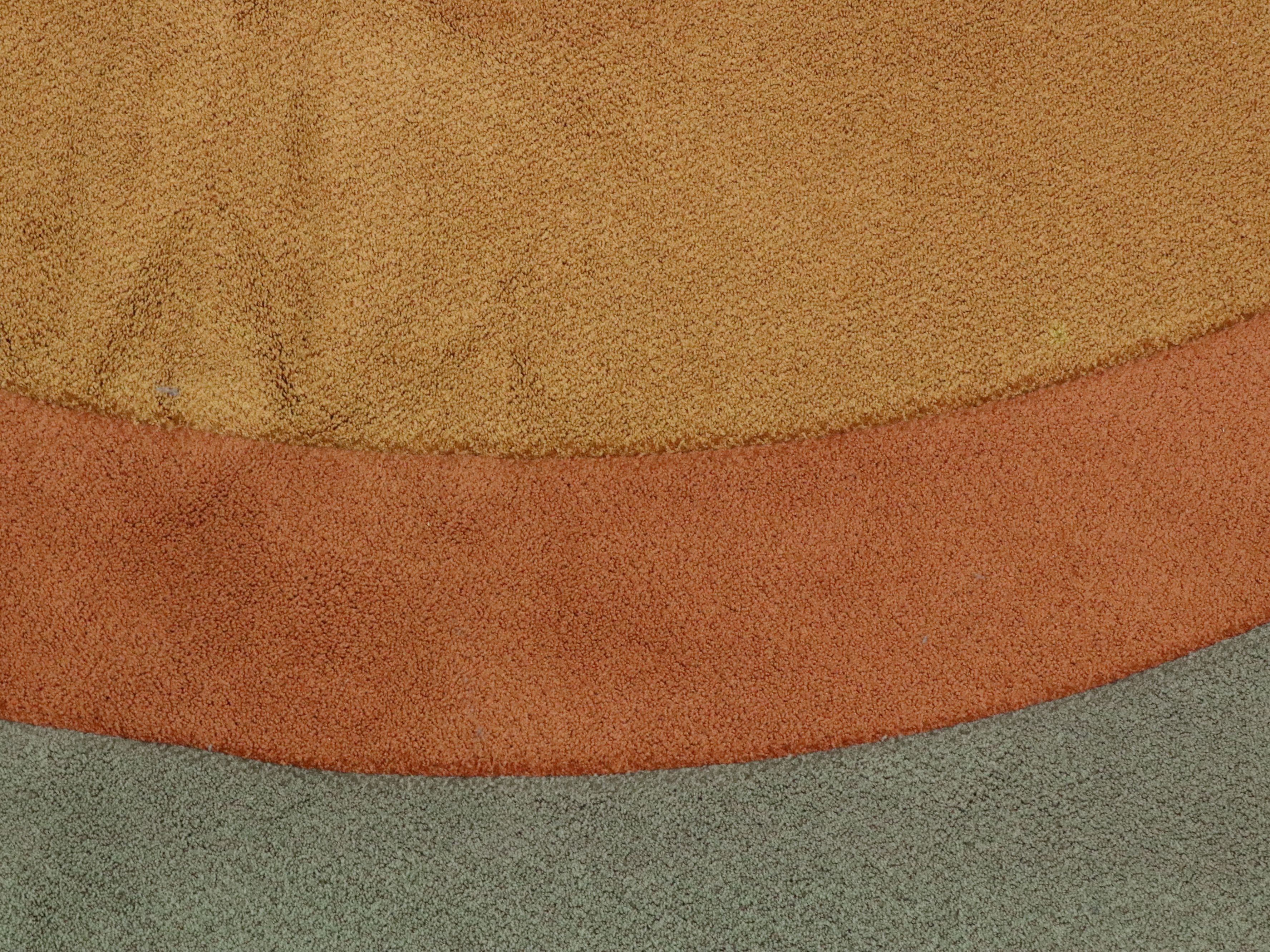 12' x 14'11 Oval Machine Made Masland Modernist Style Room-Sized Rug