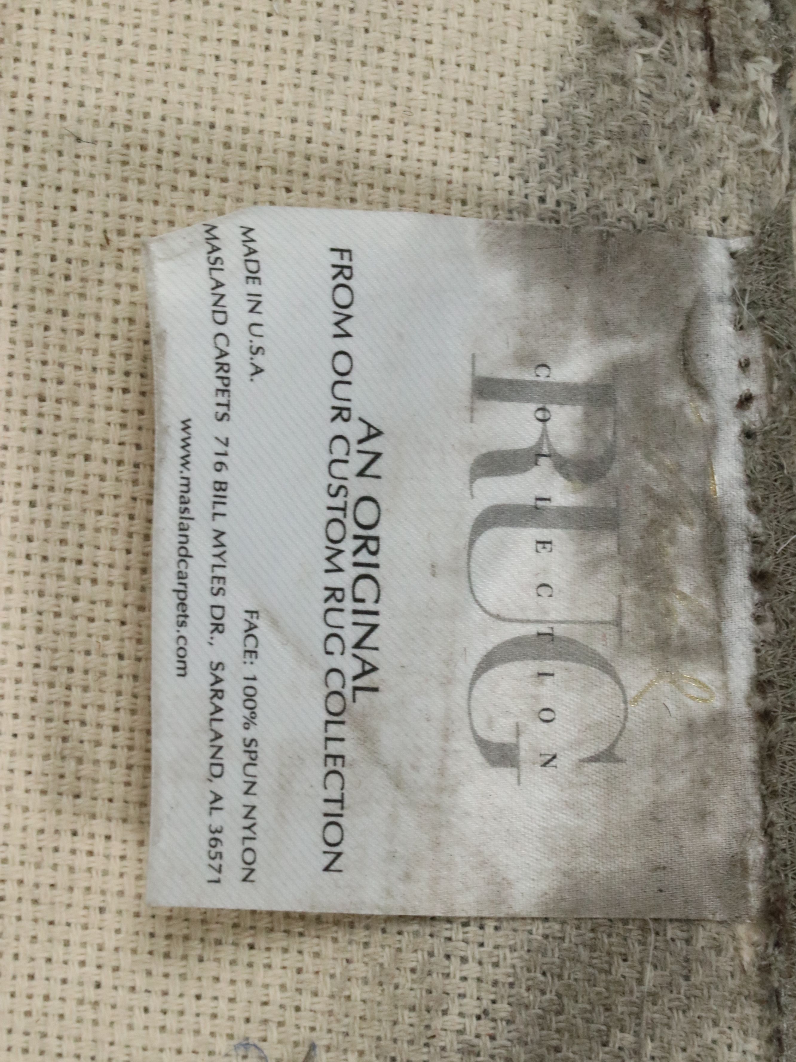 12' x 14'11 Oval Machine Made Masland Modernist Style Room-Sized Rug