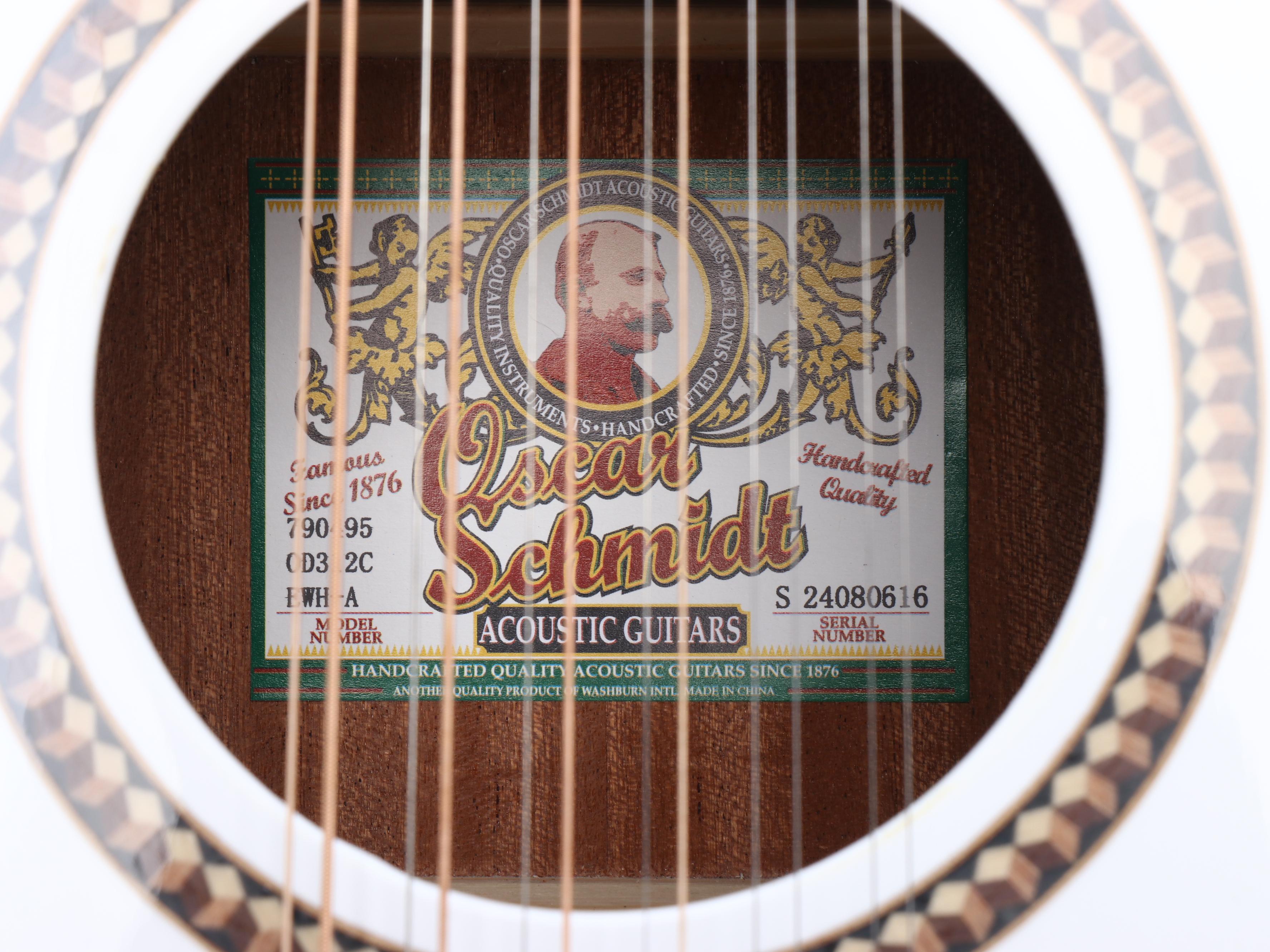 Oscar Schmidt by Washburn Dreadnought 12-String Electric Acoustic Guitar