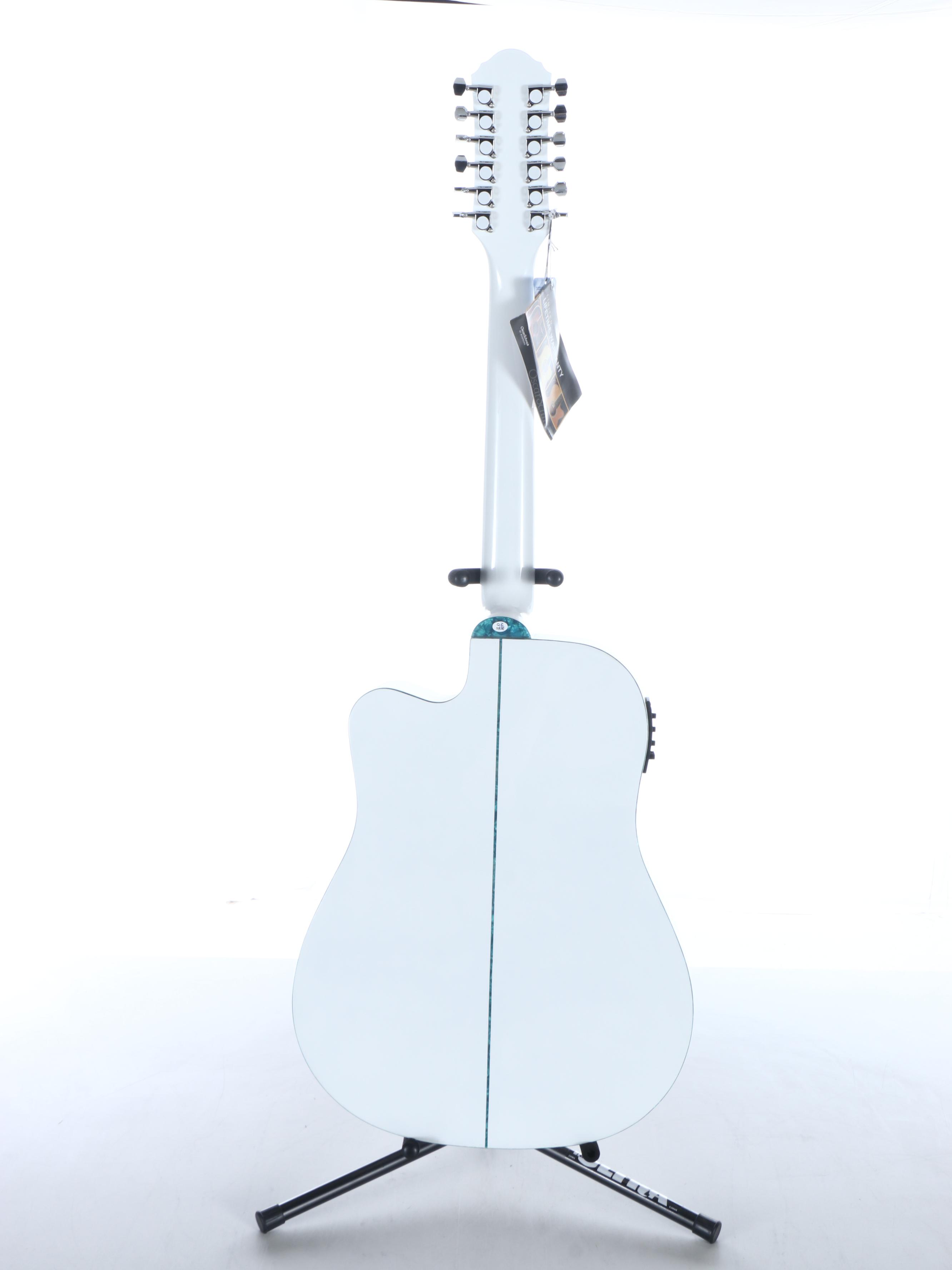 Oscar Schmidt by Washburn Dreadnought 12-String Electric Acoustic Guitar