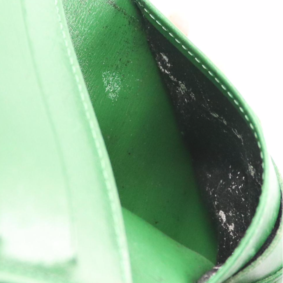 Louis Vuitton Elise Bifold Wallet in Borneo Green Epi Leather with Box