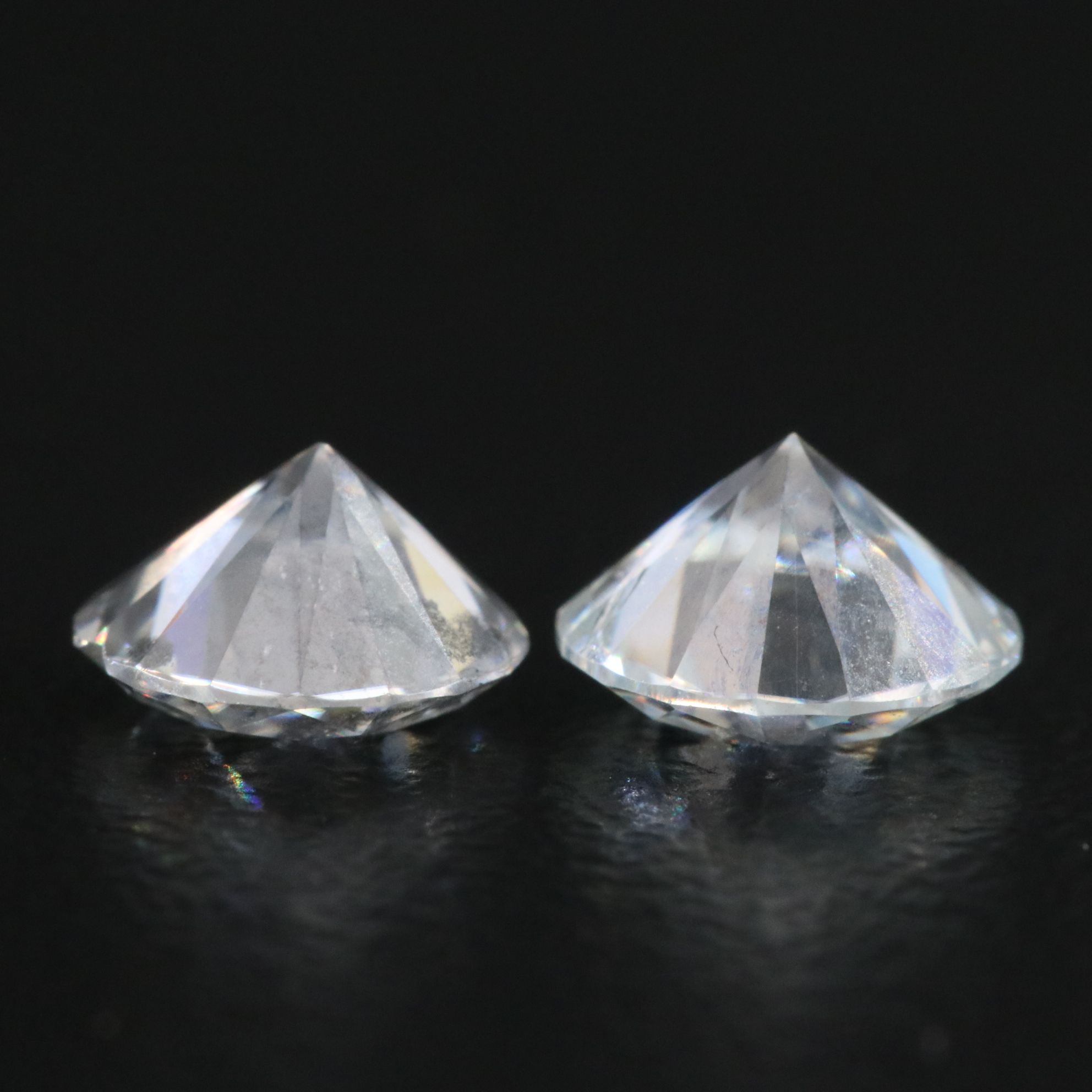 Loose 1.82 CTW Moissanite Pair