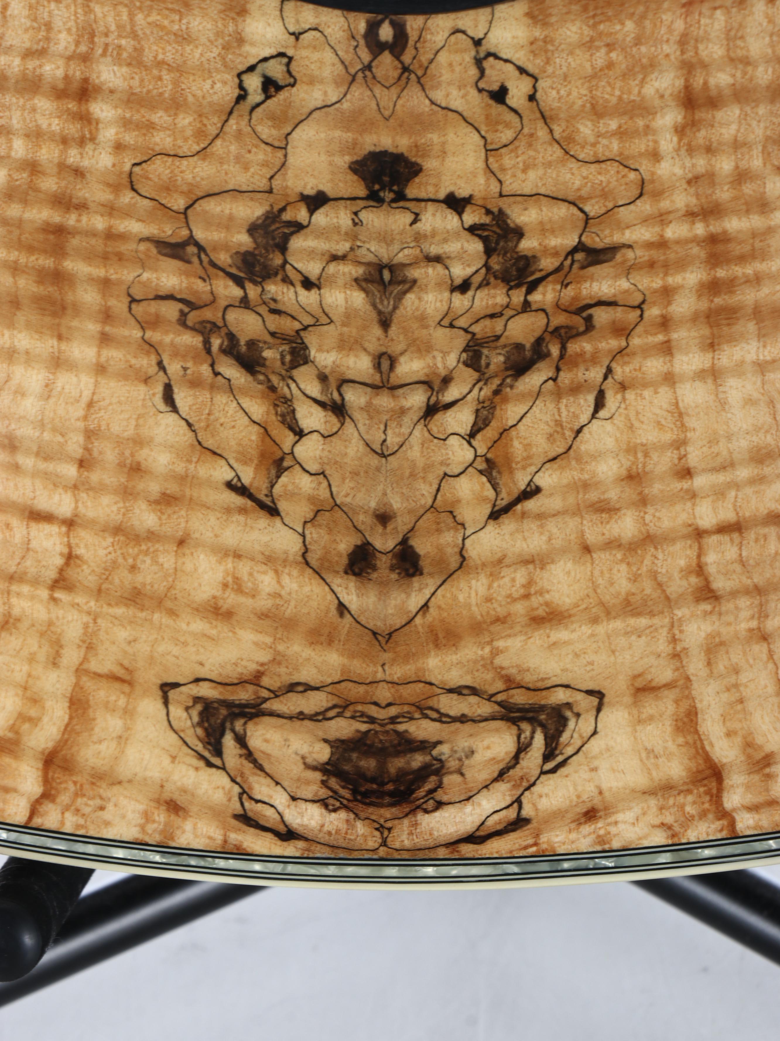 Oscar Schmidt by Washburn Spalted Maple Dreadnought Electric Acoustic Guitar