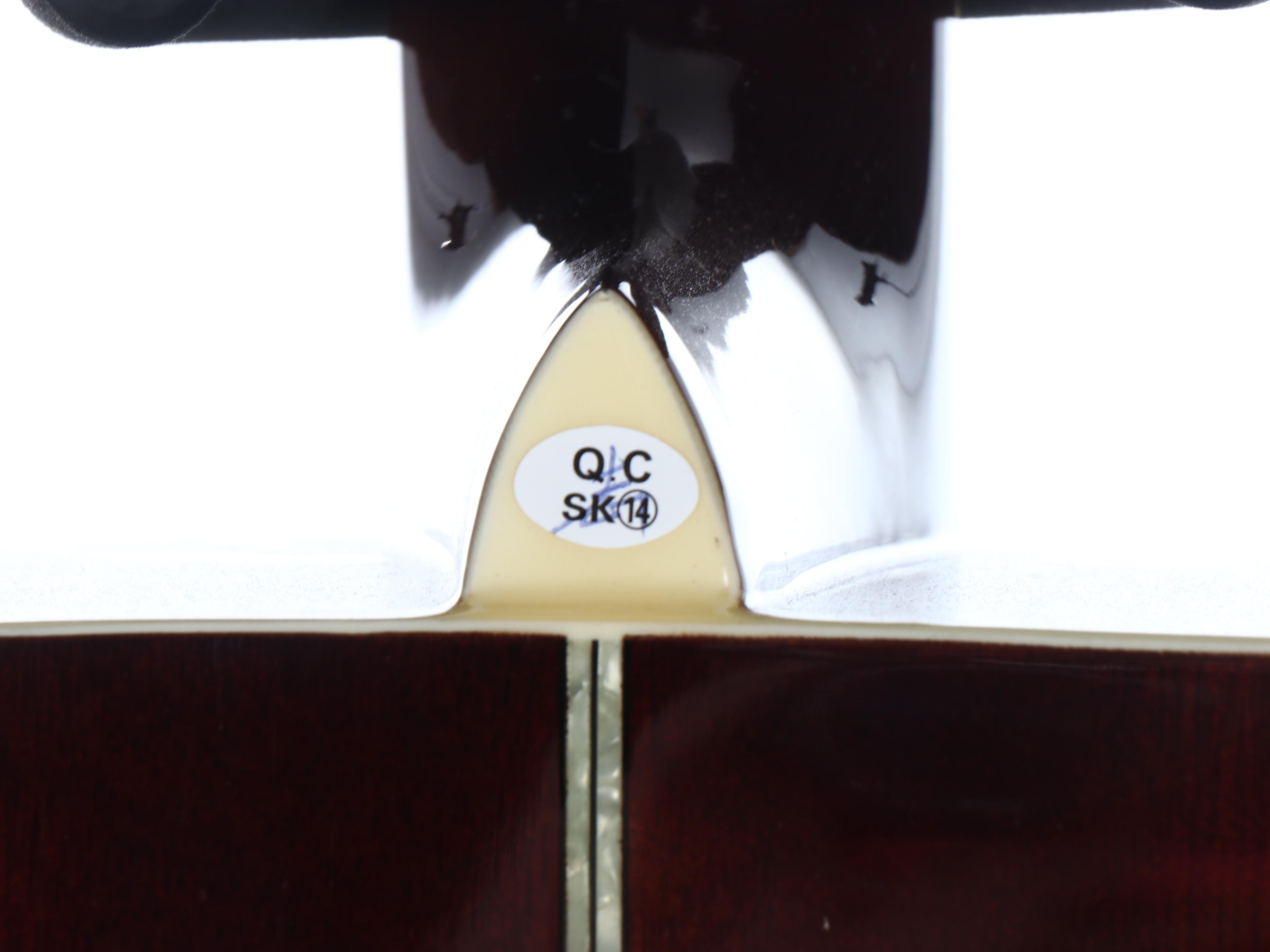 Oscar Schmidt by Washburn Spalted Maple Dreadnought Electric Acoustic Guitar