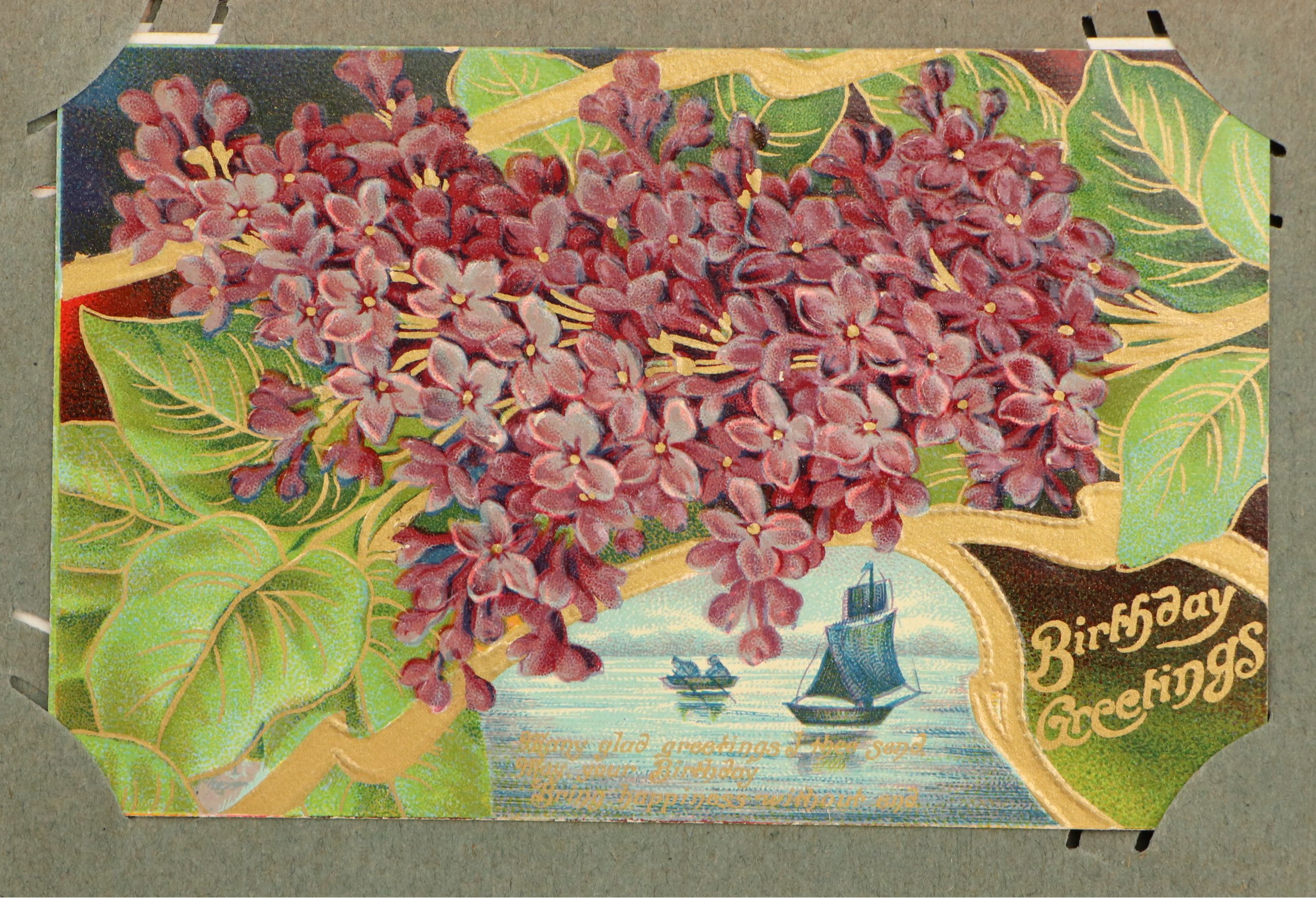 Antique Holiday and Birthday Card Collection, Late 19th/Early 20th Century