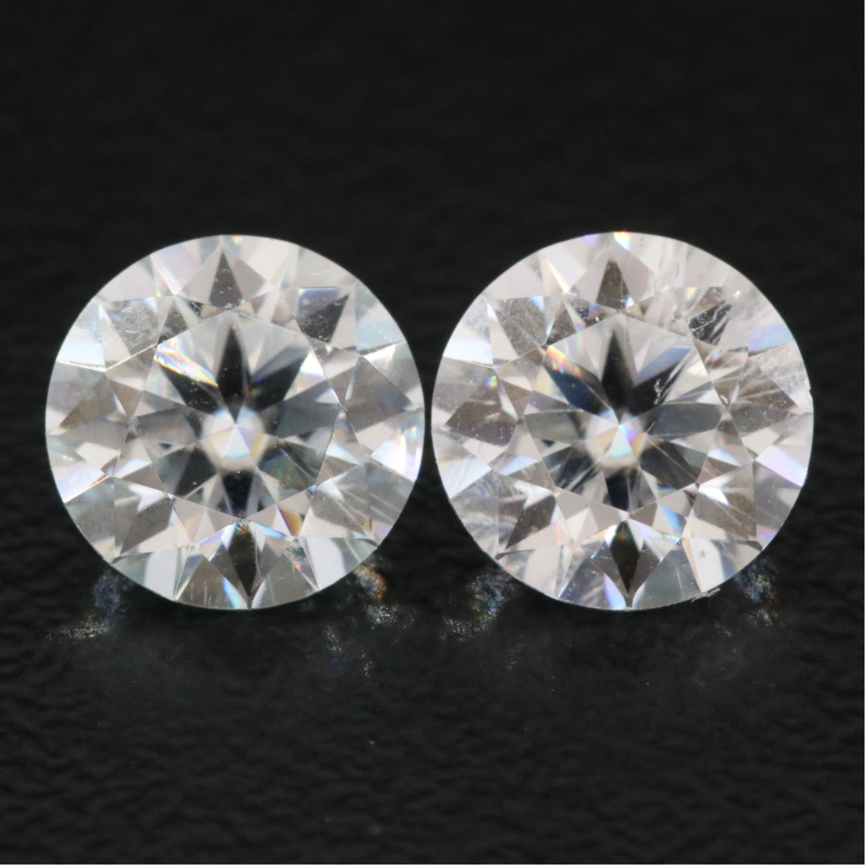 Loose 1.95 CTW Moissanite Pair