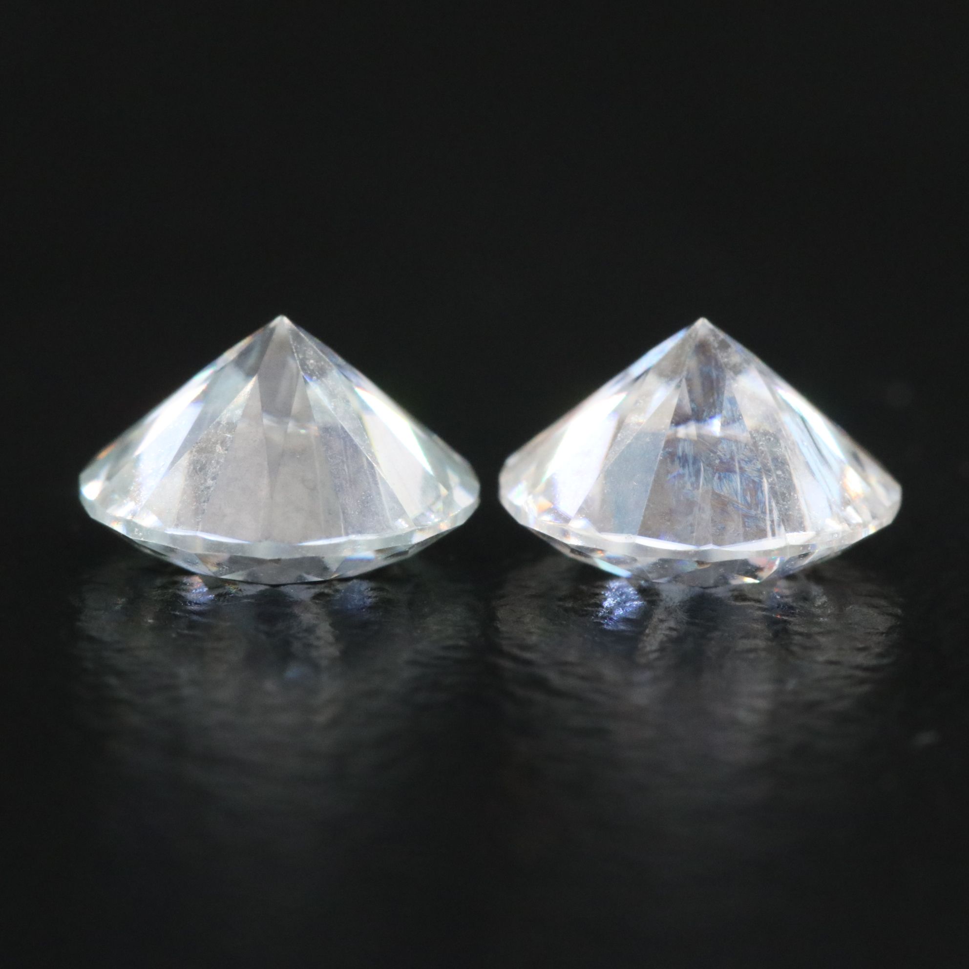 Loose 1.95 CTW Moissanite Pair