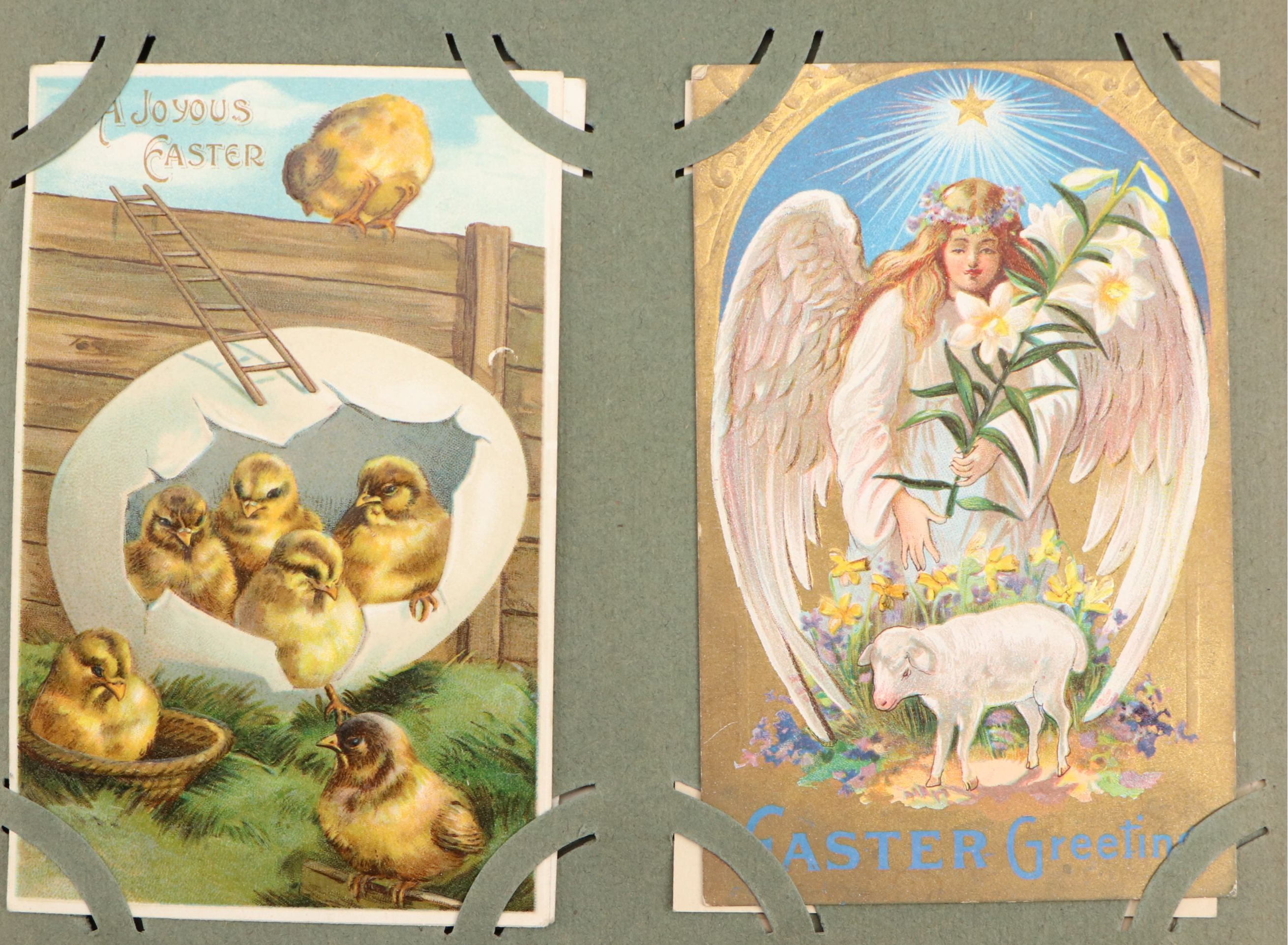 Antique Holiday and Birthday Card Collection, Late 19th/Early 20th Century