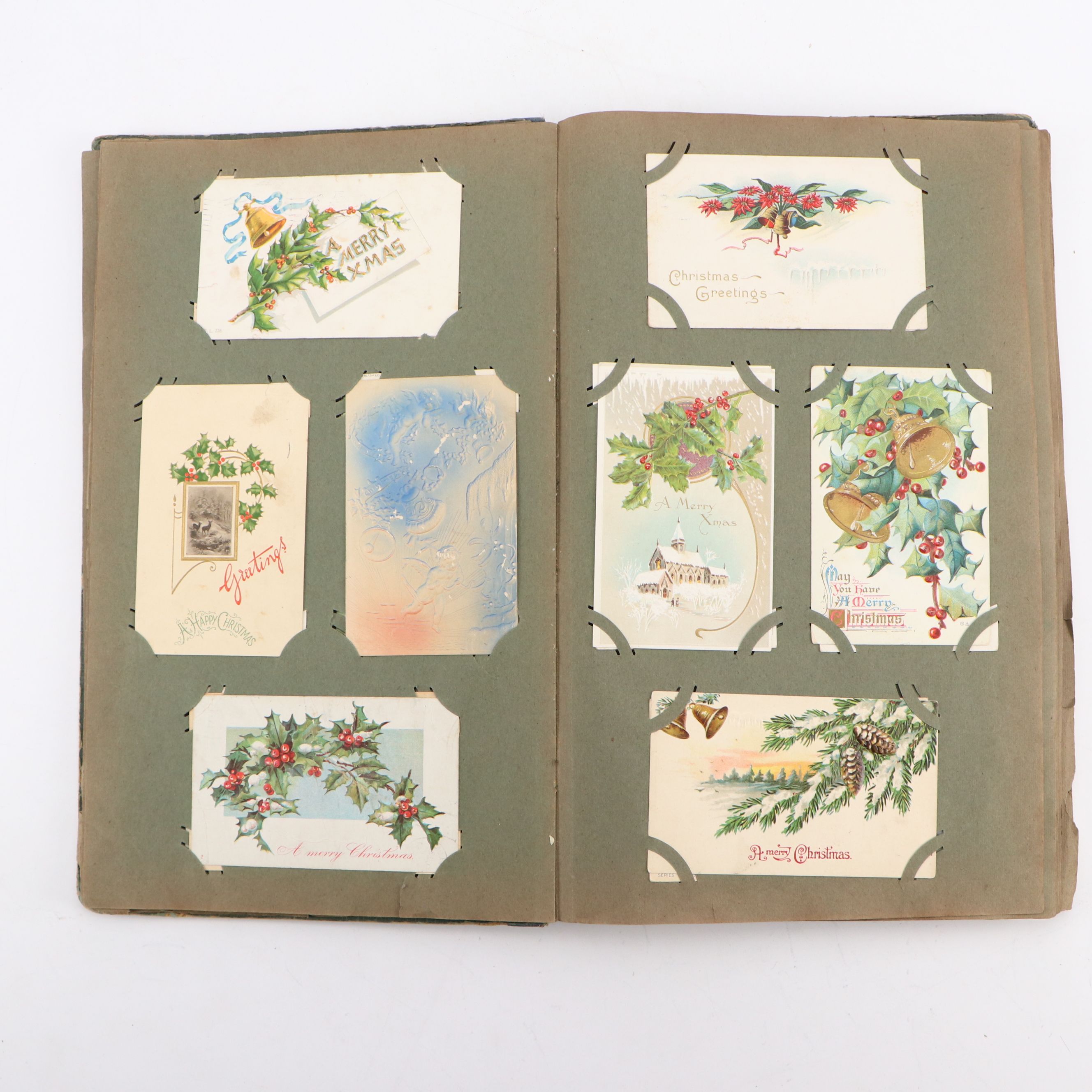 Antique Holiday and Birthday Card Collection, Late 19th/Early 20th Century