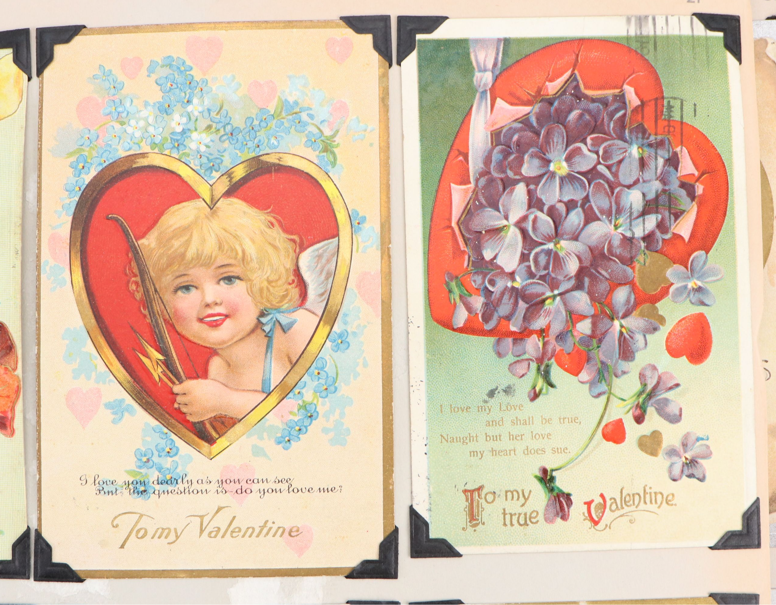 Antique Holiday and Birthday Card Collection, Late 19th/Early 20th Century