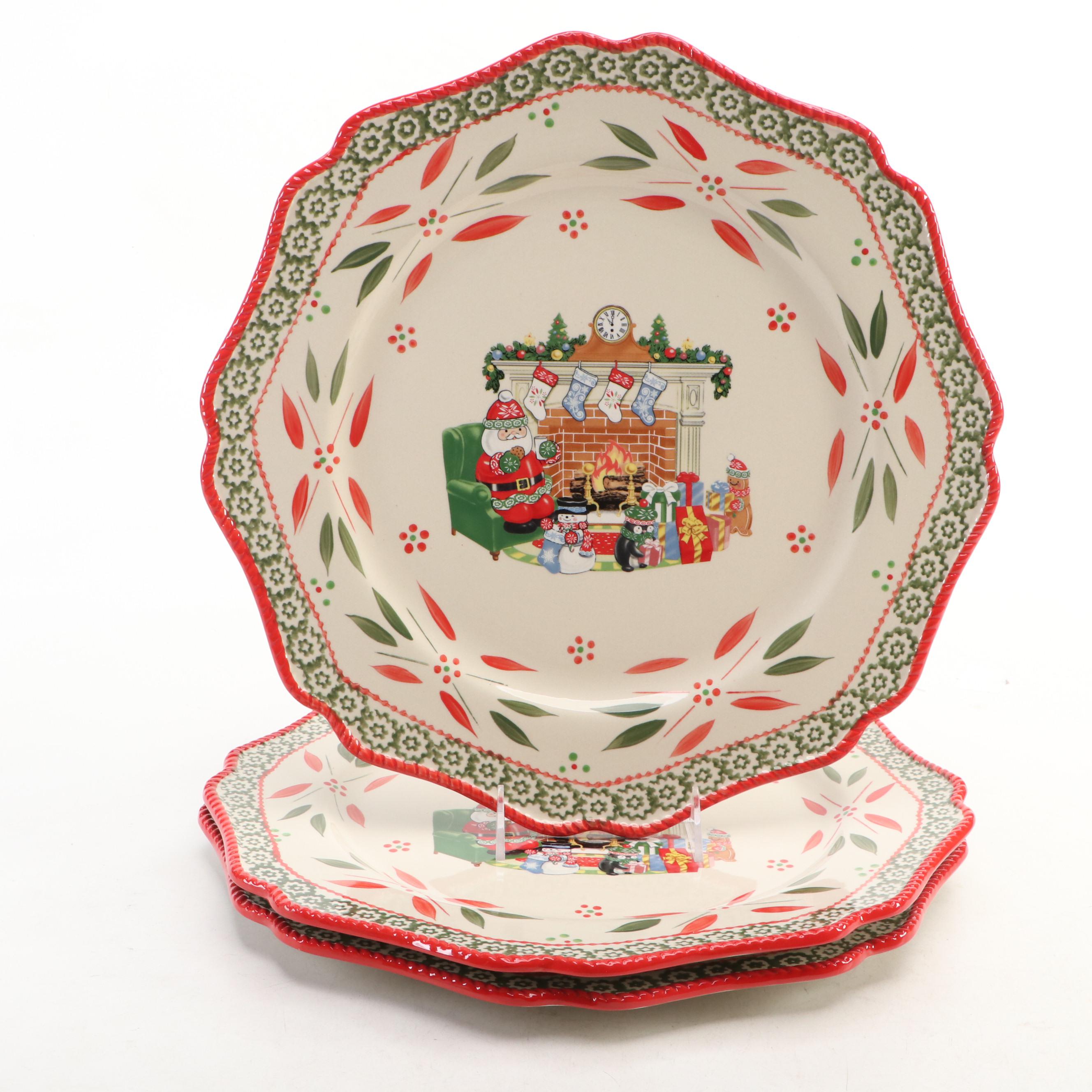 Waterford "Holiday Heirlooms" Box with Pfaltzgraff and Other Seasonal Serveware