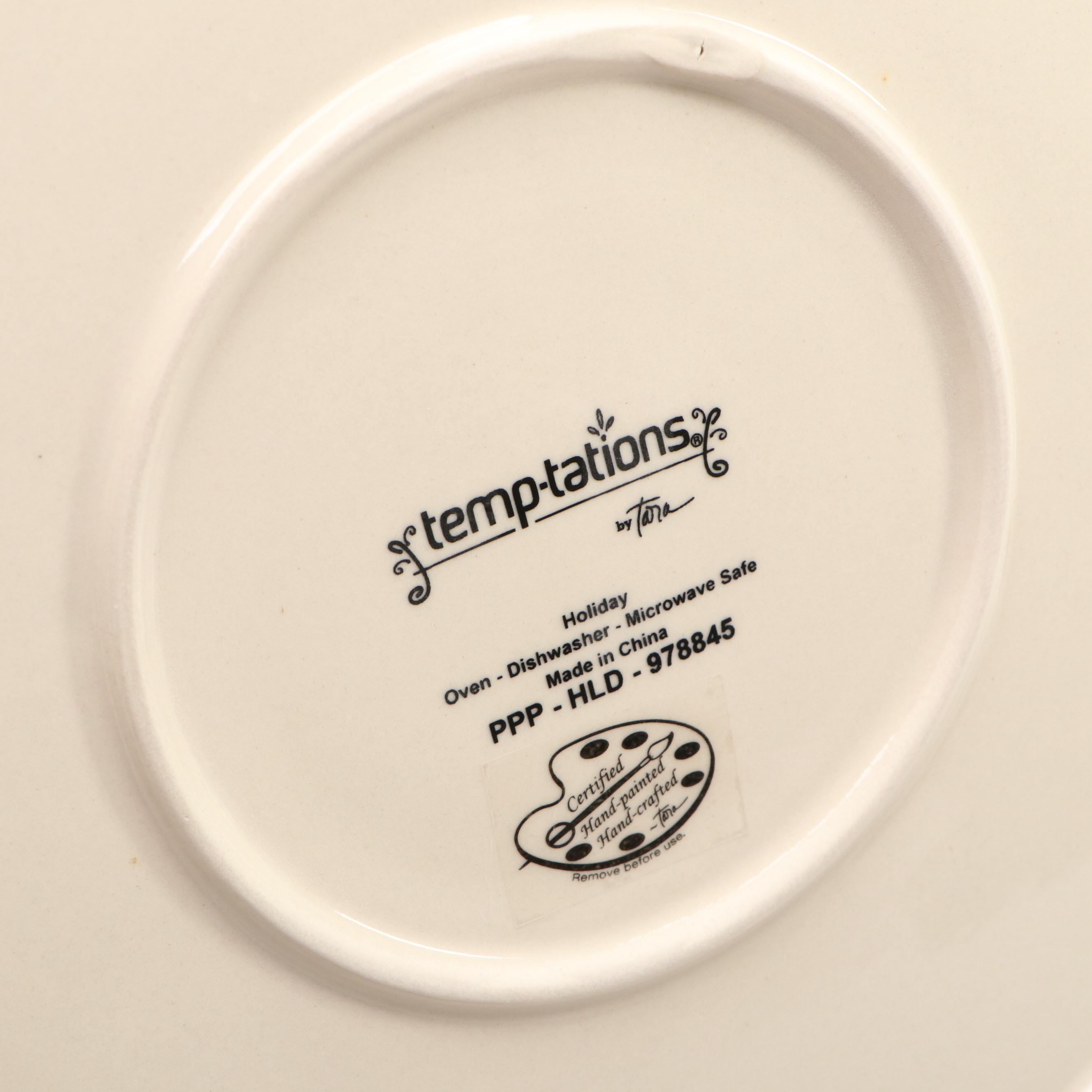 Waterford "Holiday Heirlooms" Box with Pfaltzgraff and Other Seasonal Serveware