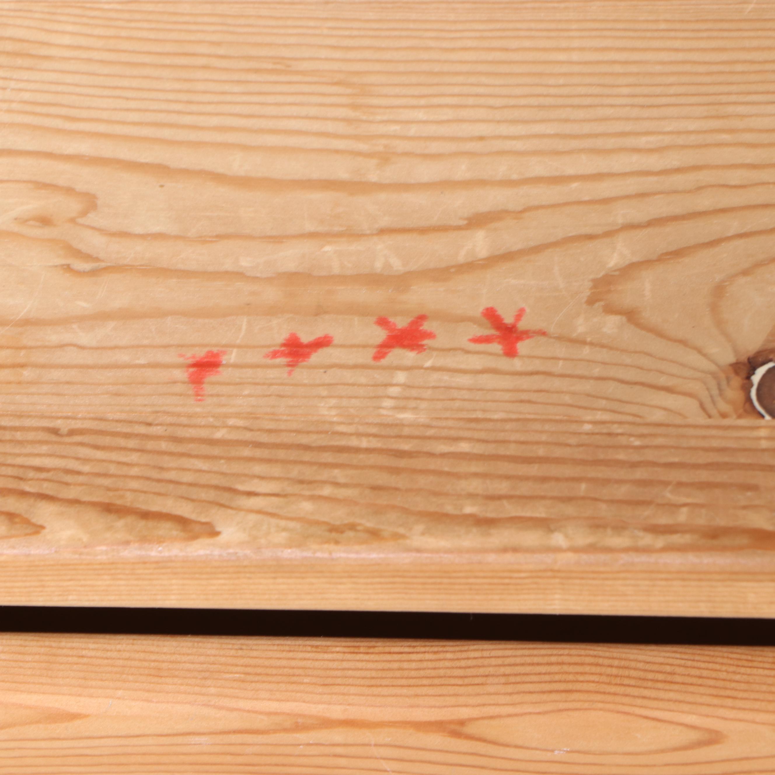 American Primitive Style Pine Blanket Chest