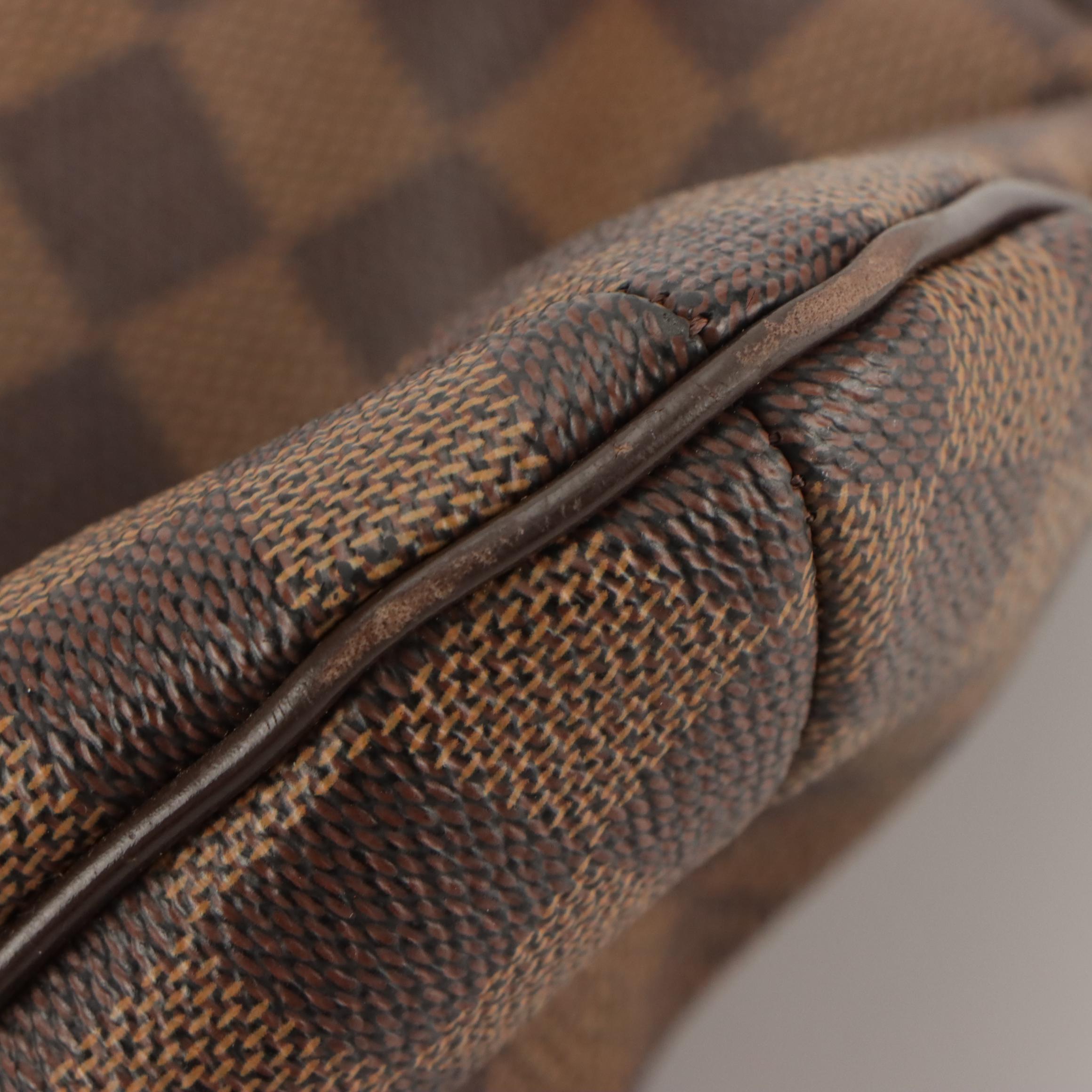 Louis Vuitton Bloomsbury PM Bag in Damier Ebene Coated Canvas and Leather