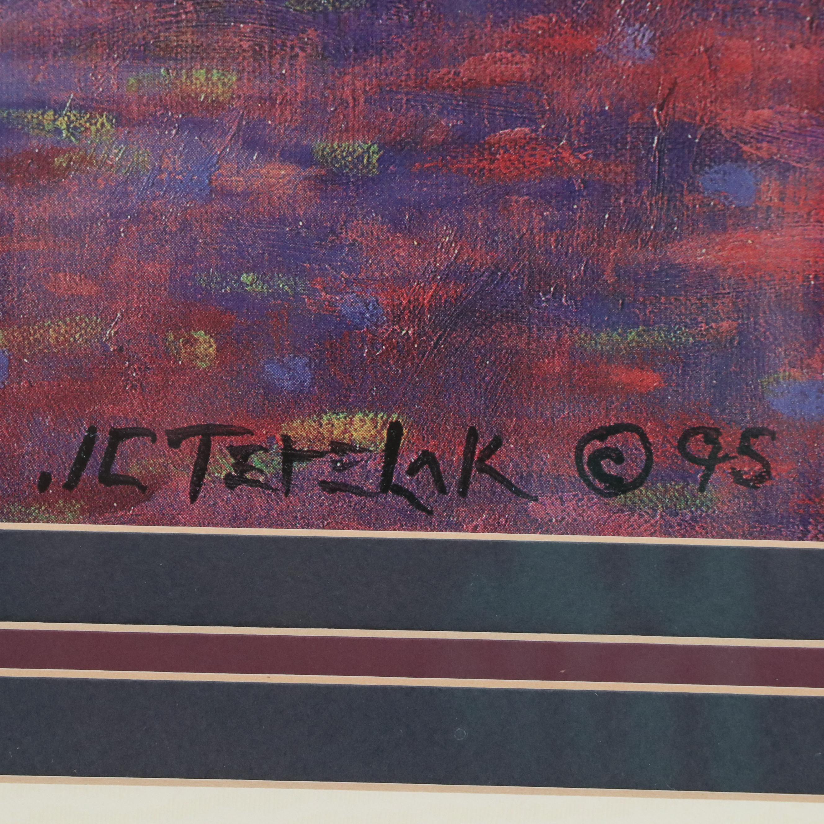 After John Terelak Cityscape Offset Lithograph "Arlington Street," 1995