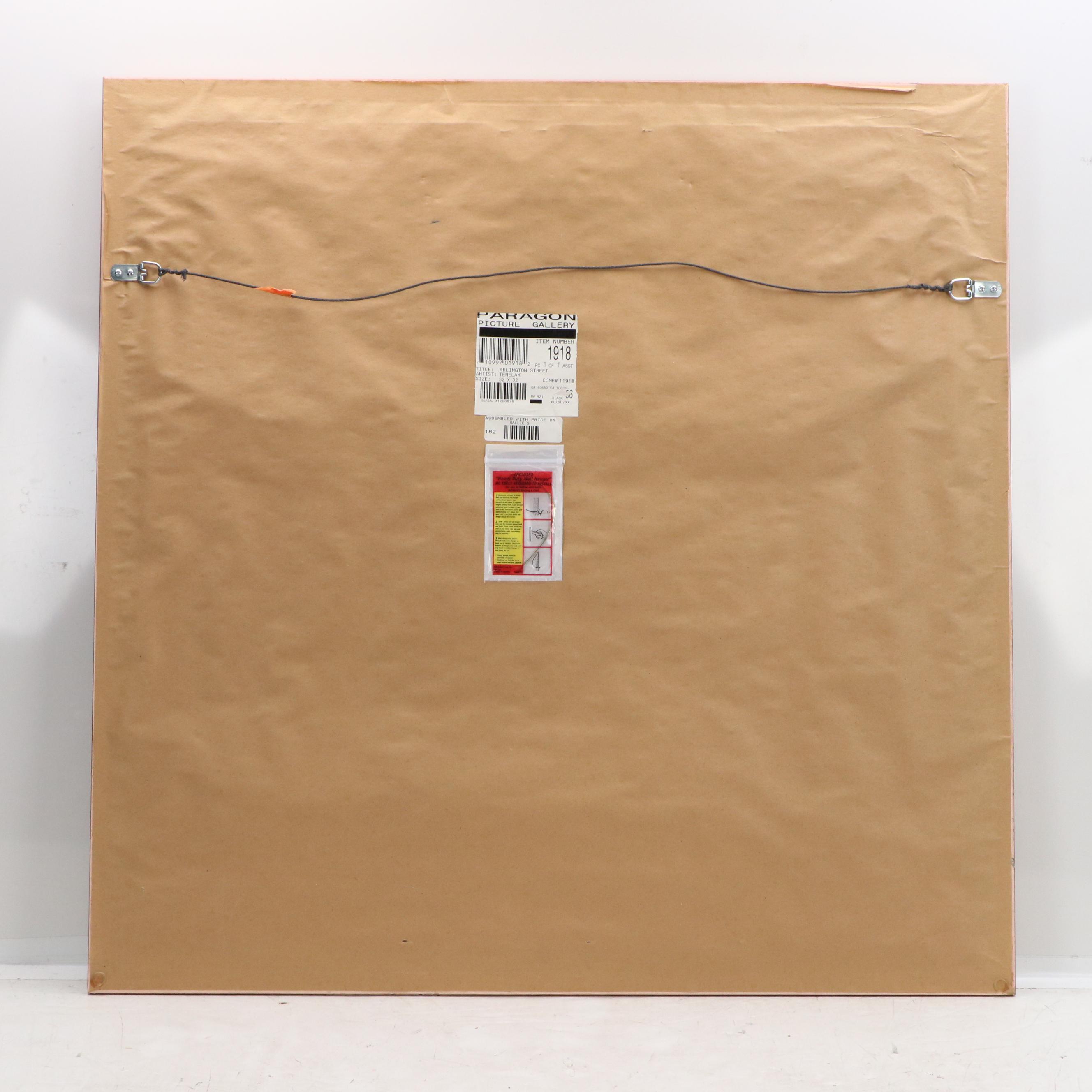 After John Terelak Cityscape Offset Lithograph "Arlington Street," 1995