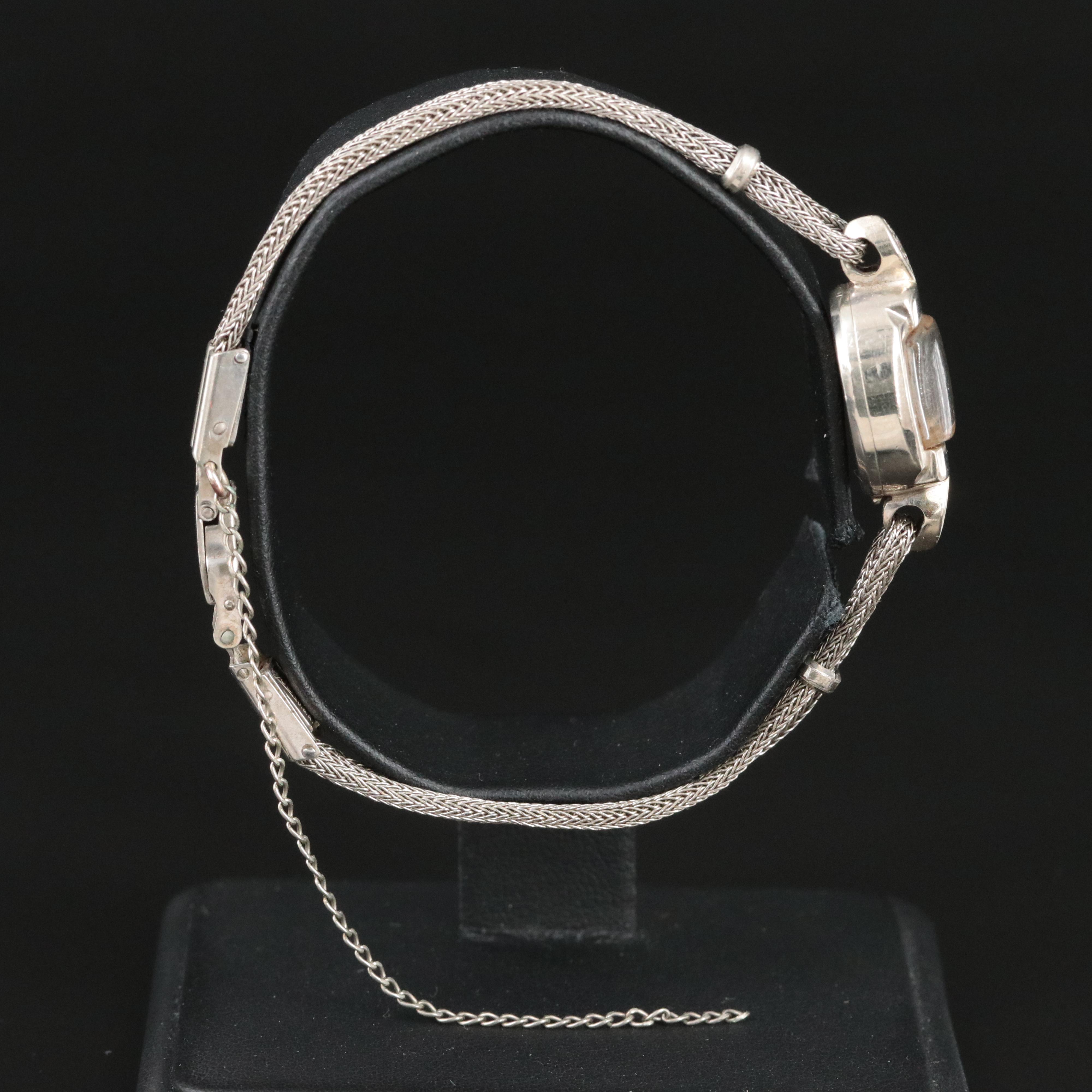 Baume & Mercier Diamond & 14K White Gold Vintage Watch