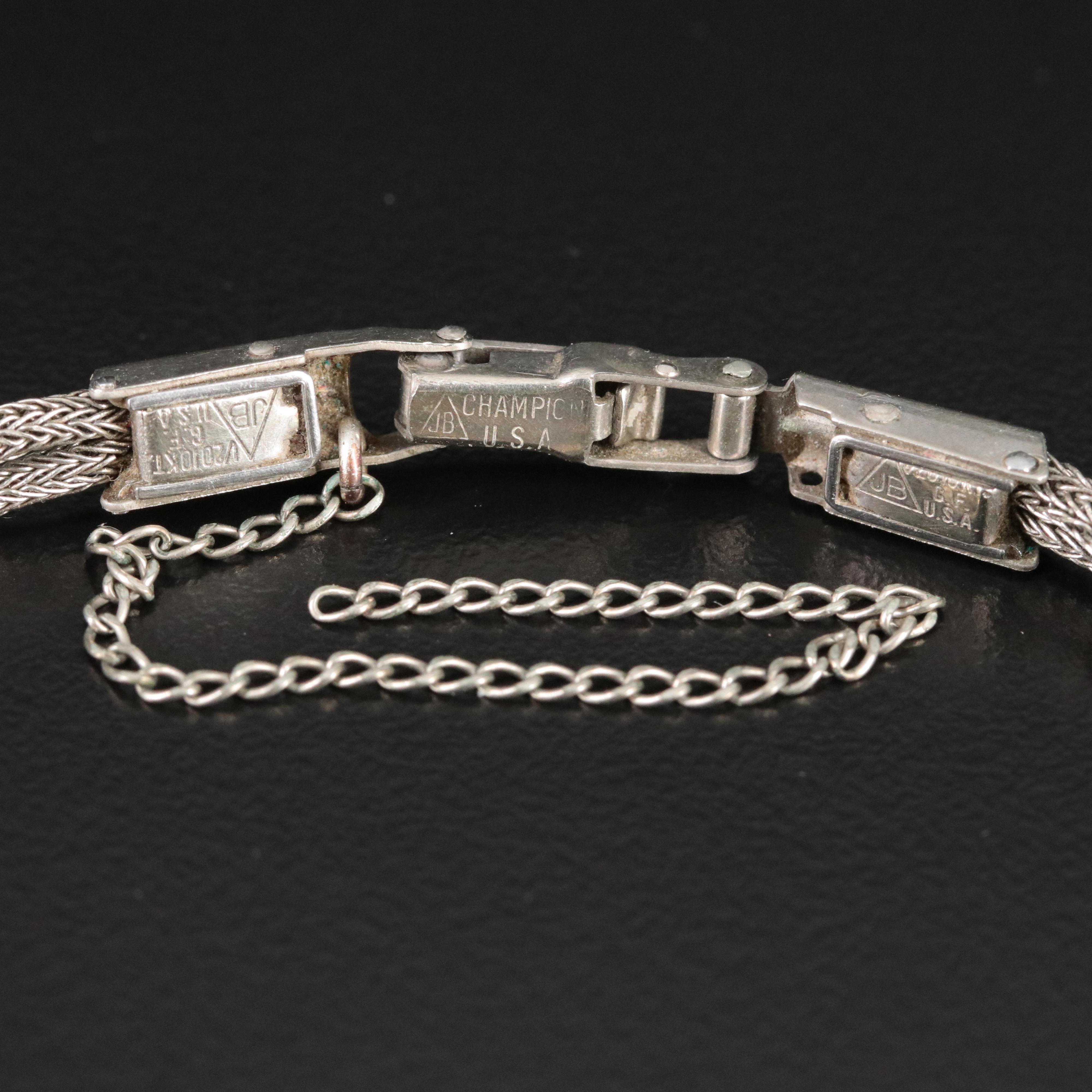 Baume & Mercier Diamond & 14K White Gold Vintage Watch