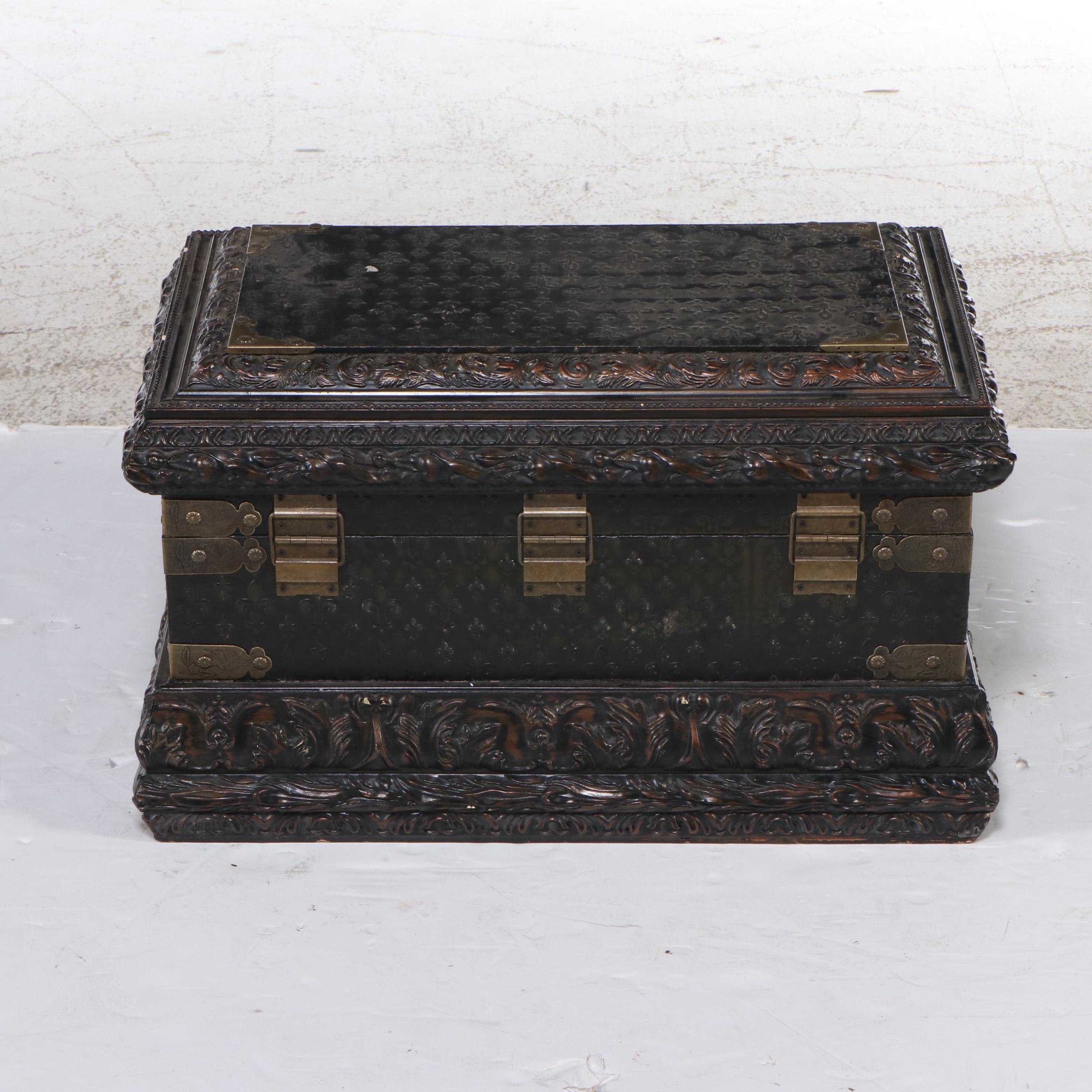 Carved Ornamental Small Chest
