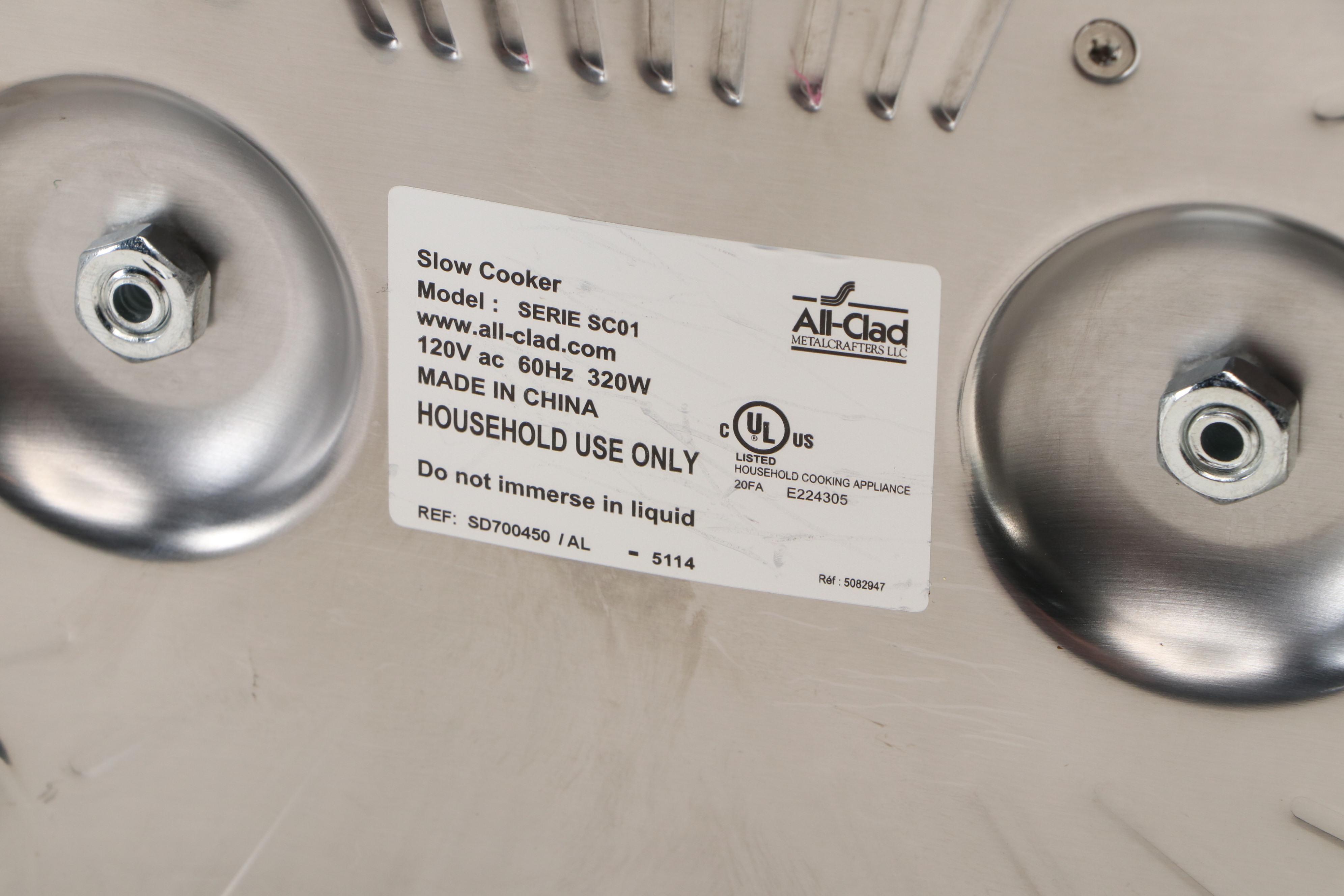 All-Clad 6.50 Quart Electric Slow Cooker with Ceramic Insert