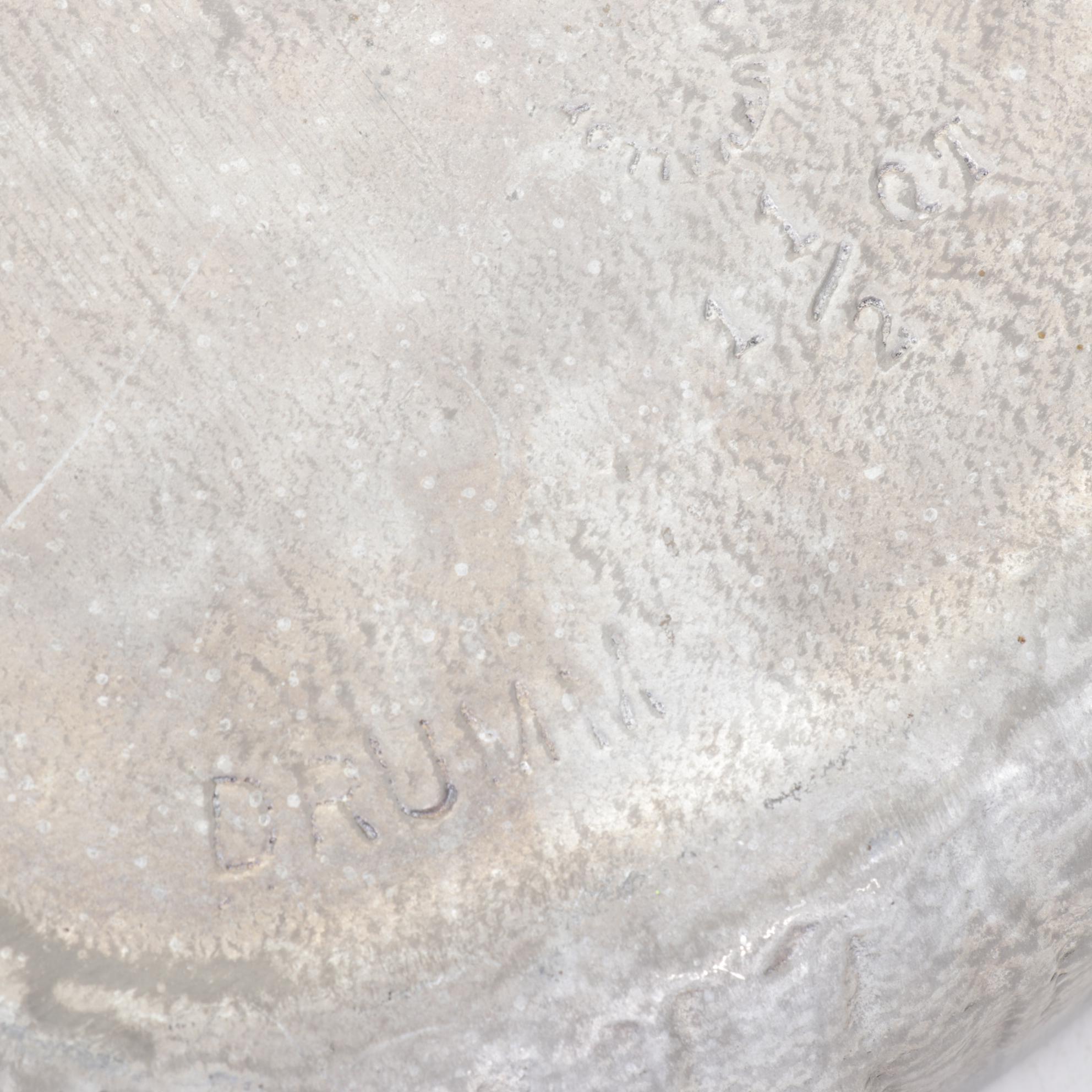 Don Drumm Sculptural Cast Aluminum Covered Casserole Dish