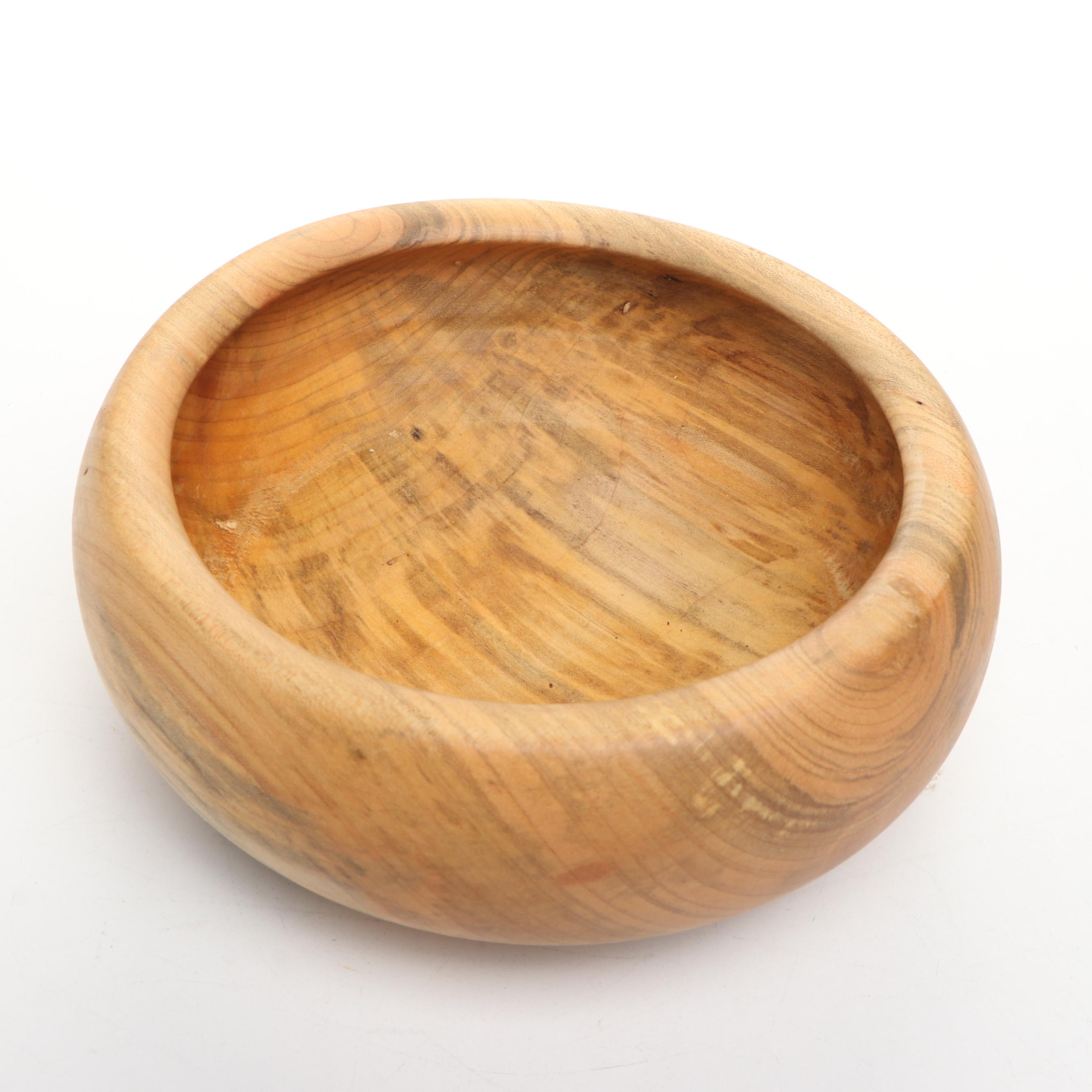 Sugar Maple Hand-Carved Serving Bowls