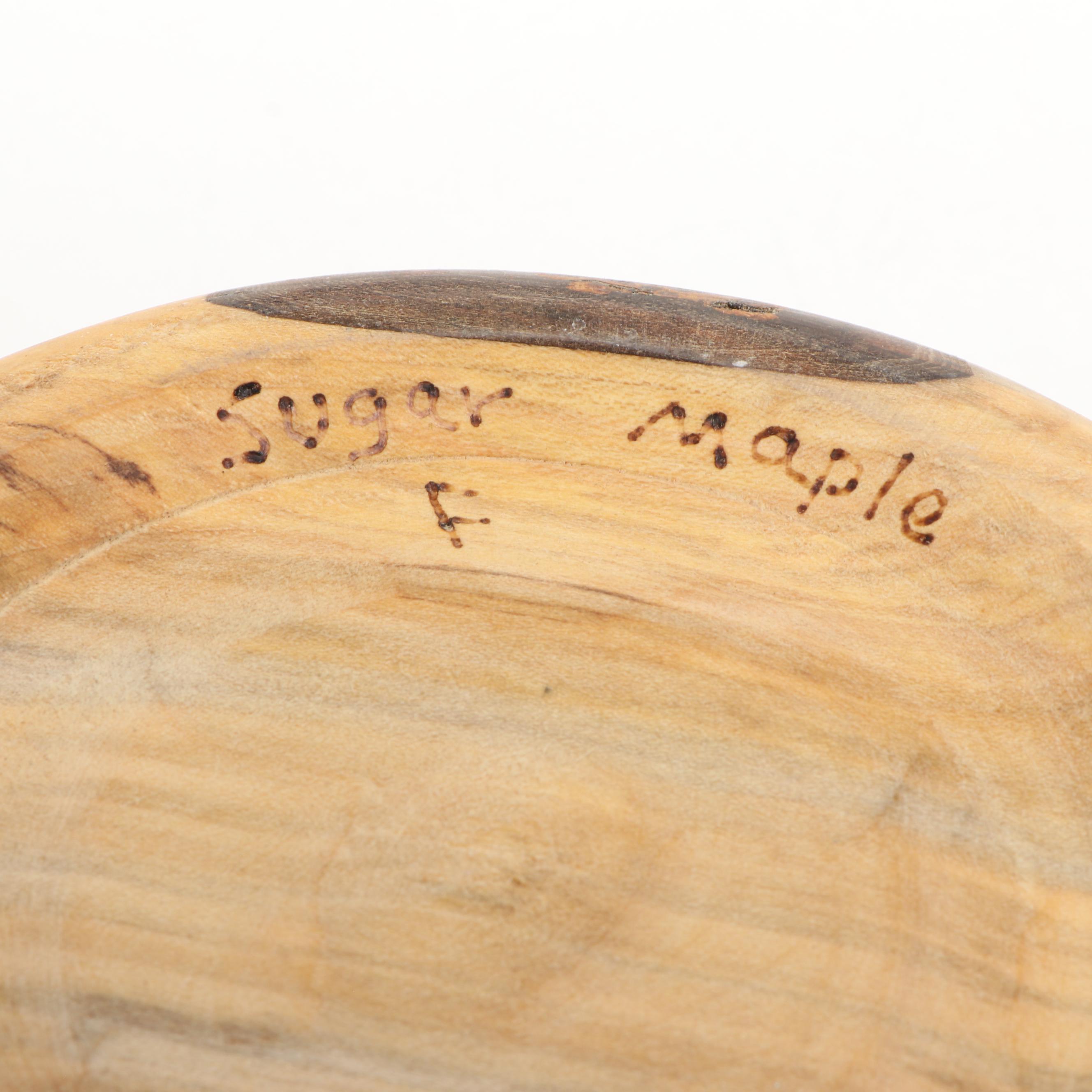 Sugar Maple Hand-Carved Serving Bowls
