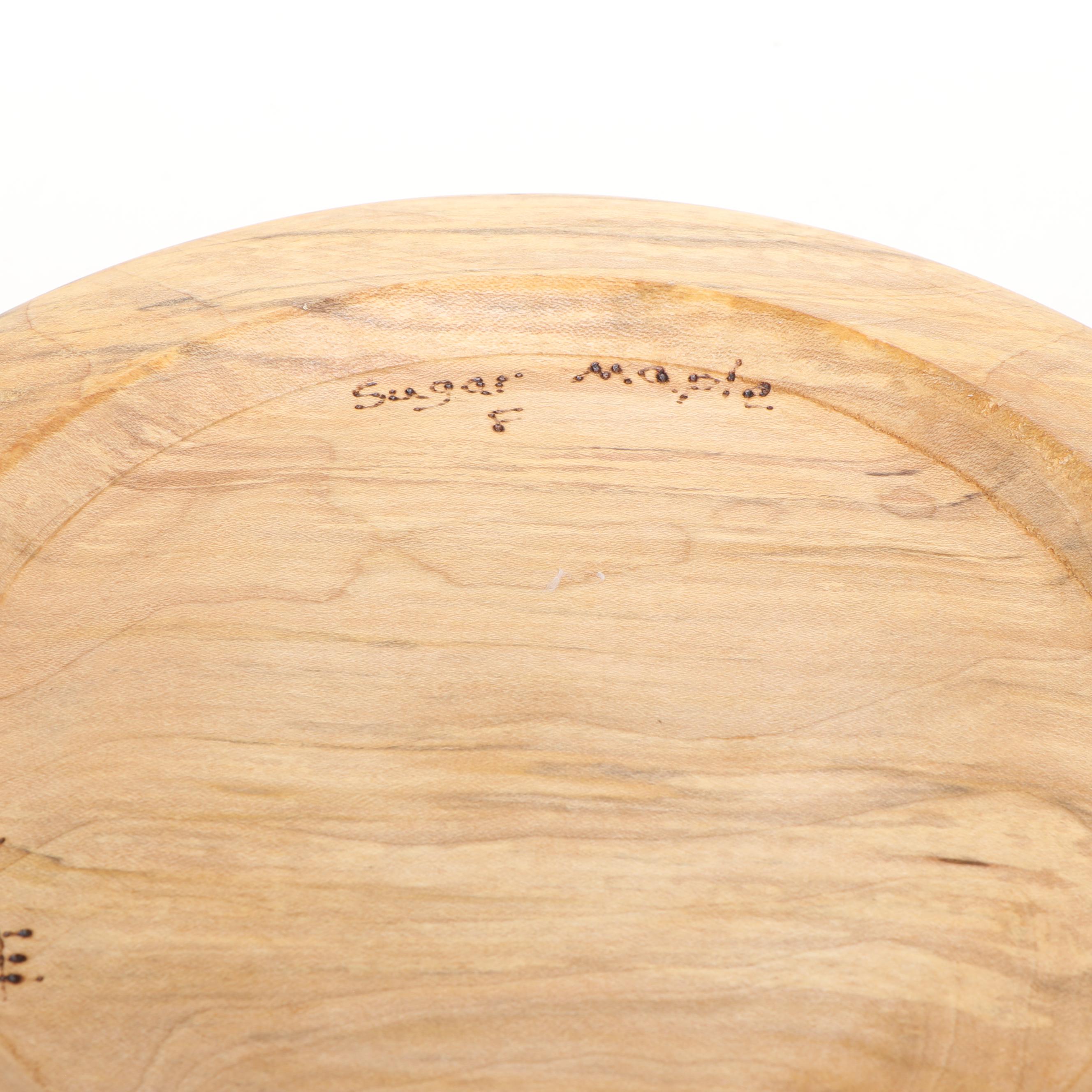 Sugar Maple Hand-Carved Serving Bowls