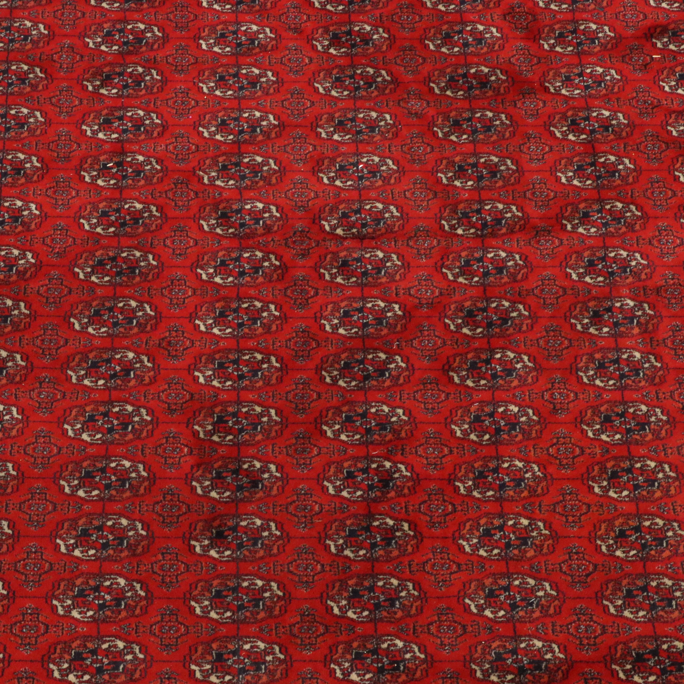 8'1 x 11'10 Machine Made Pakistani Bokhara Style Area Rug