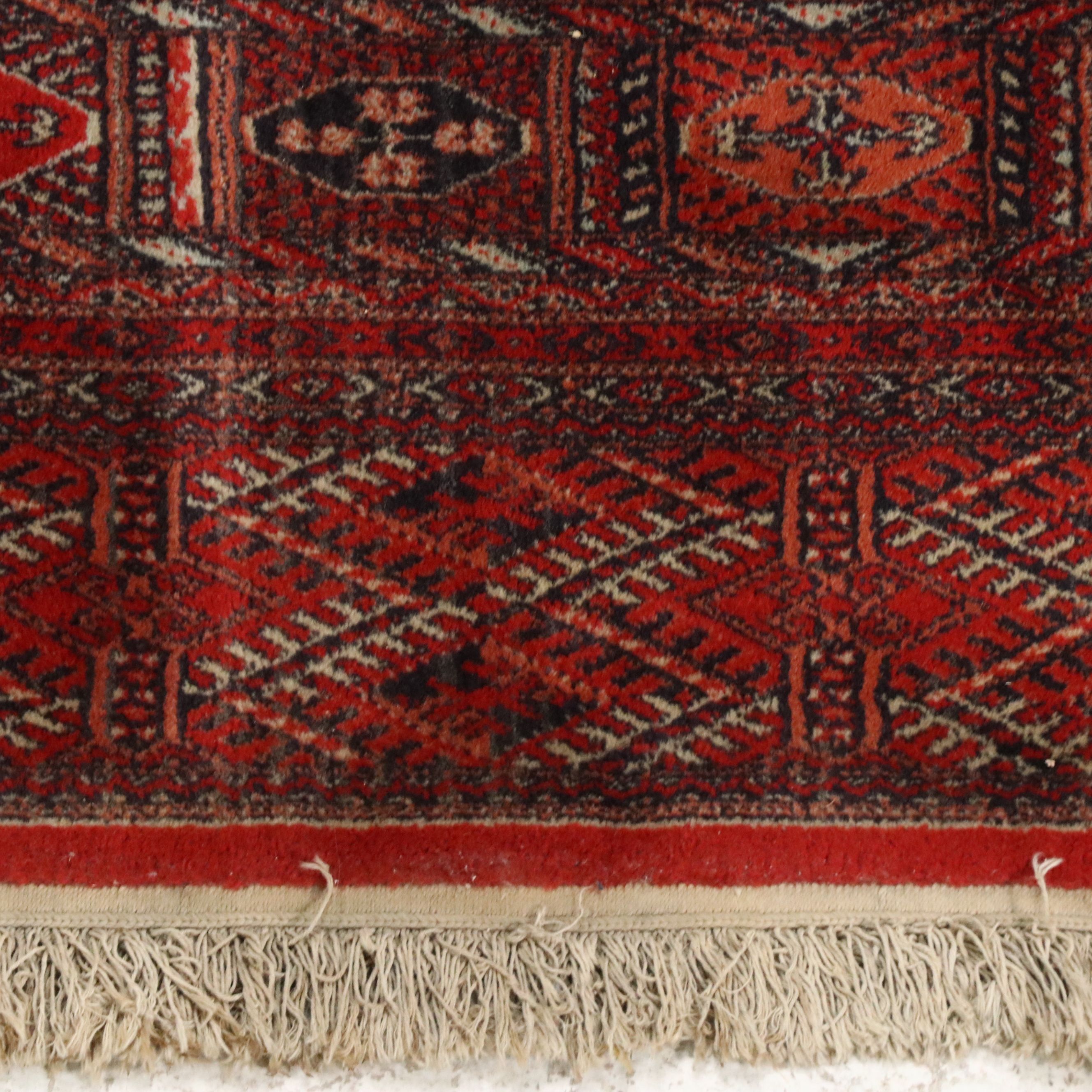 8'1 x 11'10 Machine Made Pakistani Bokhara Style Area Rug