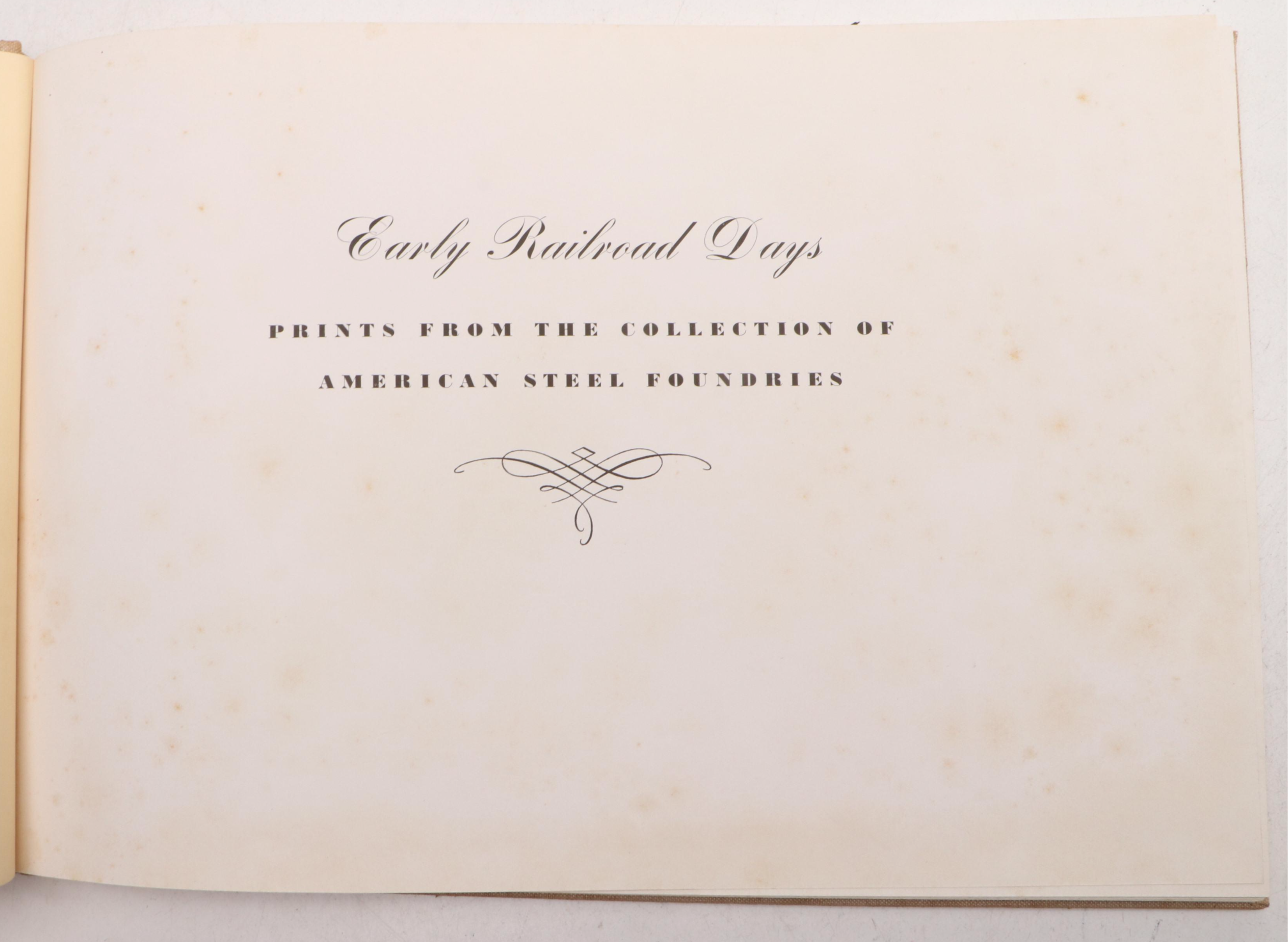 American Steel Foundries "Early Railroad Days" and Model Cannons