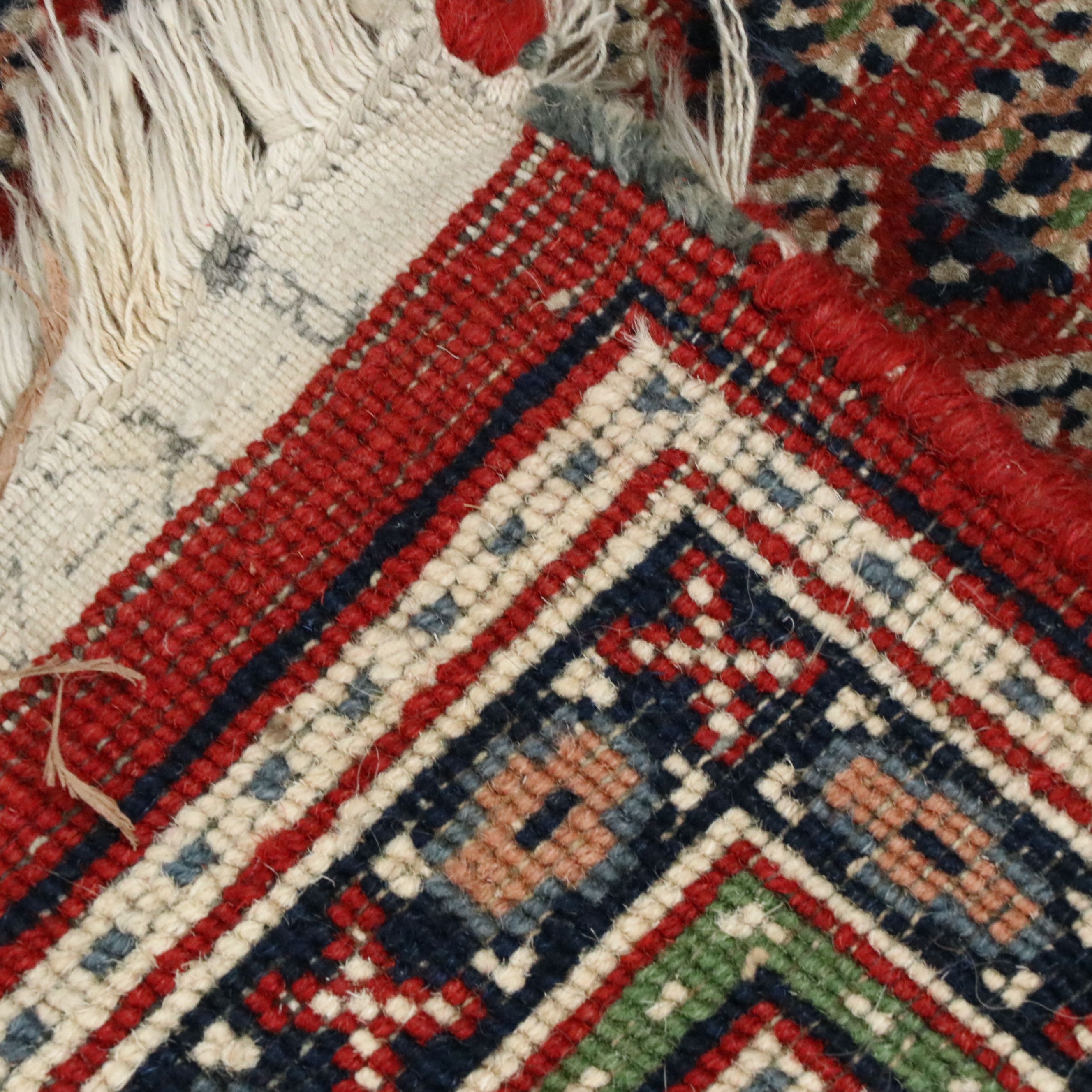 4'1 x 6'2 Hand-Knotted Persian Seraband Area Rug