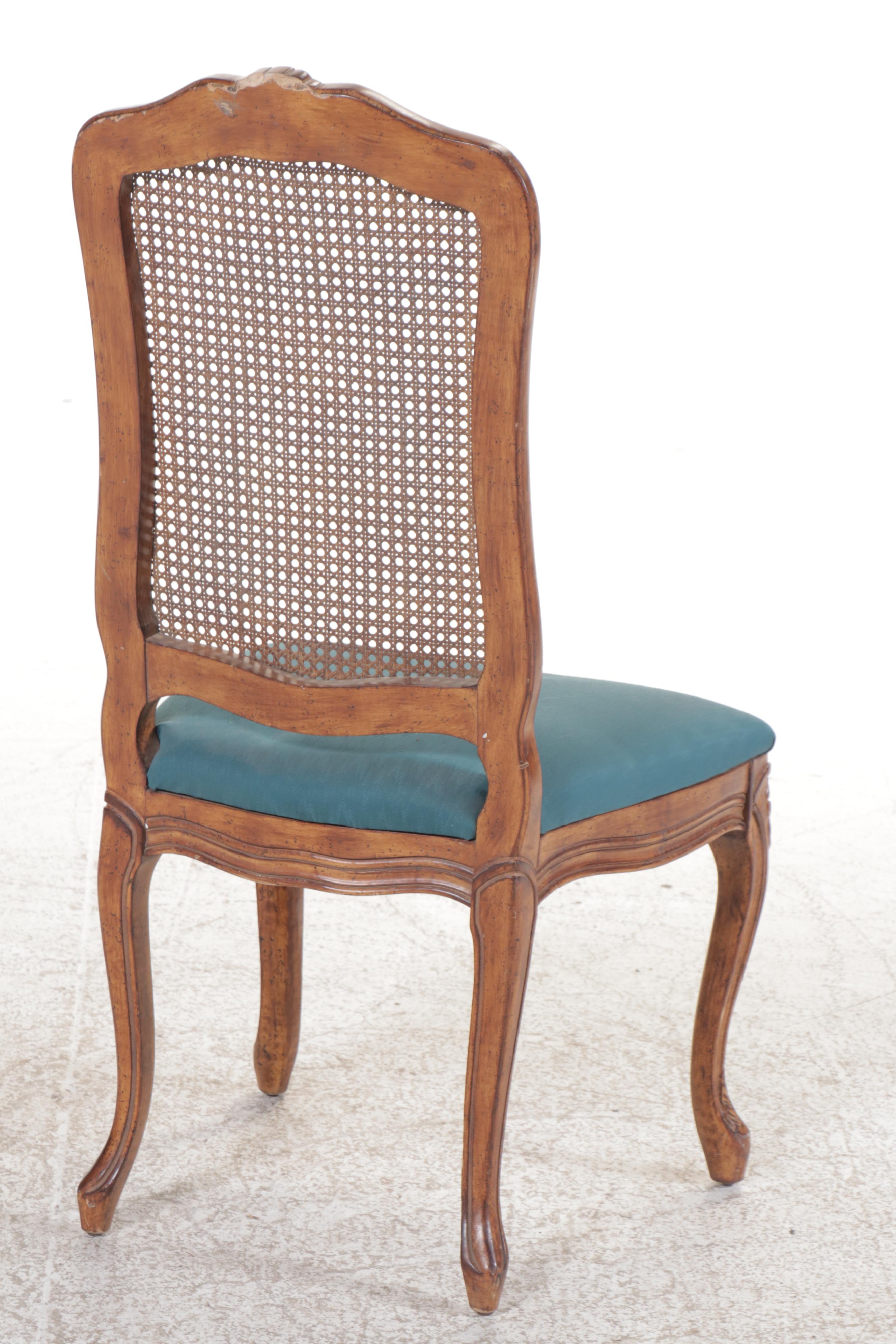 Baroque Style Walnut Side Chair
