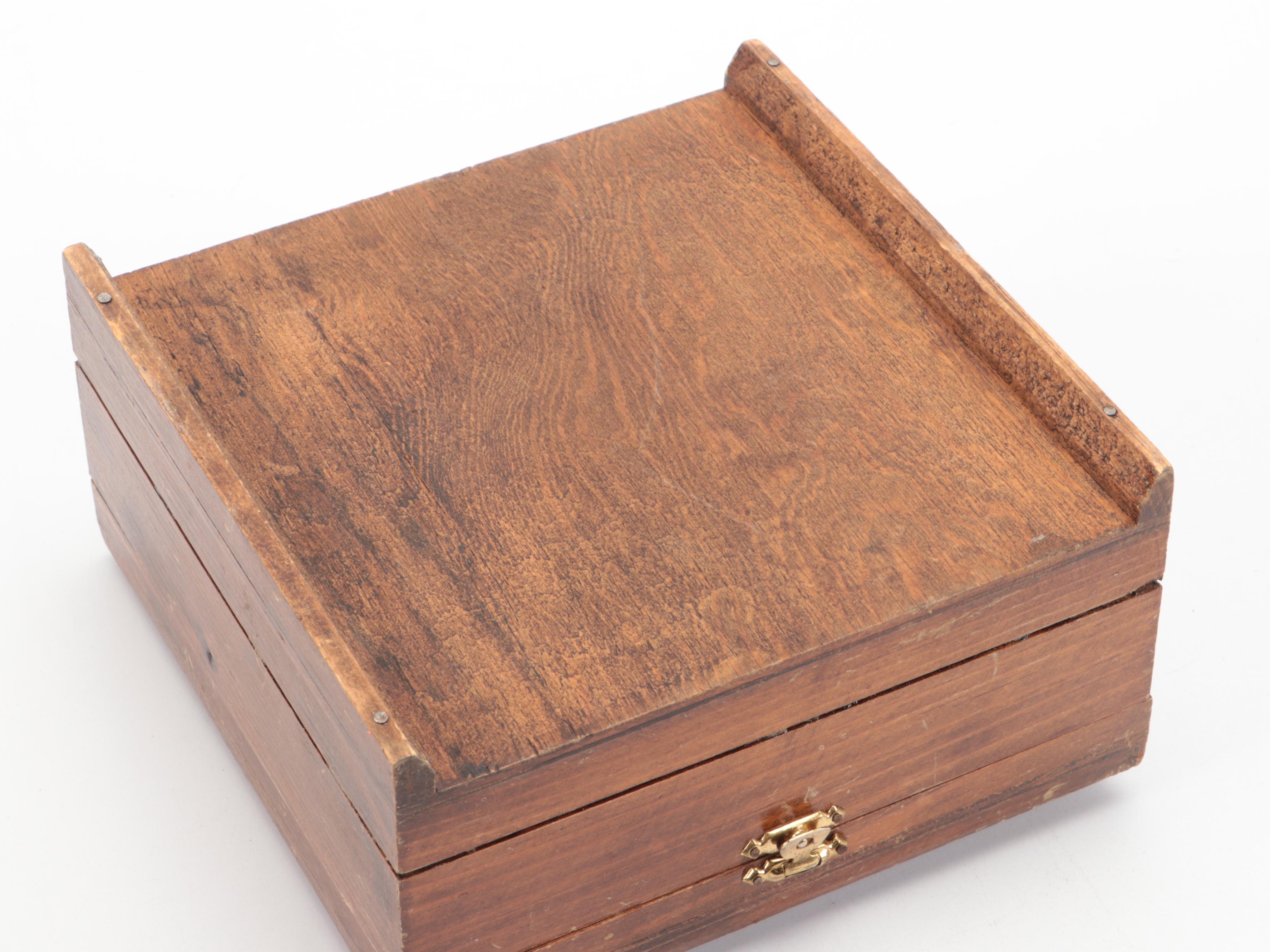 Sterling Handled Metal Curling Iron with More Vanity Accessories