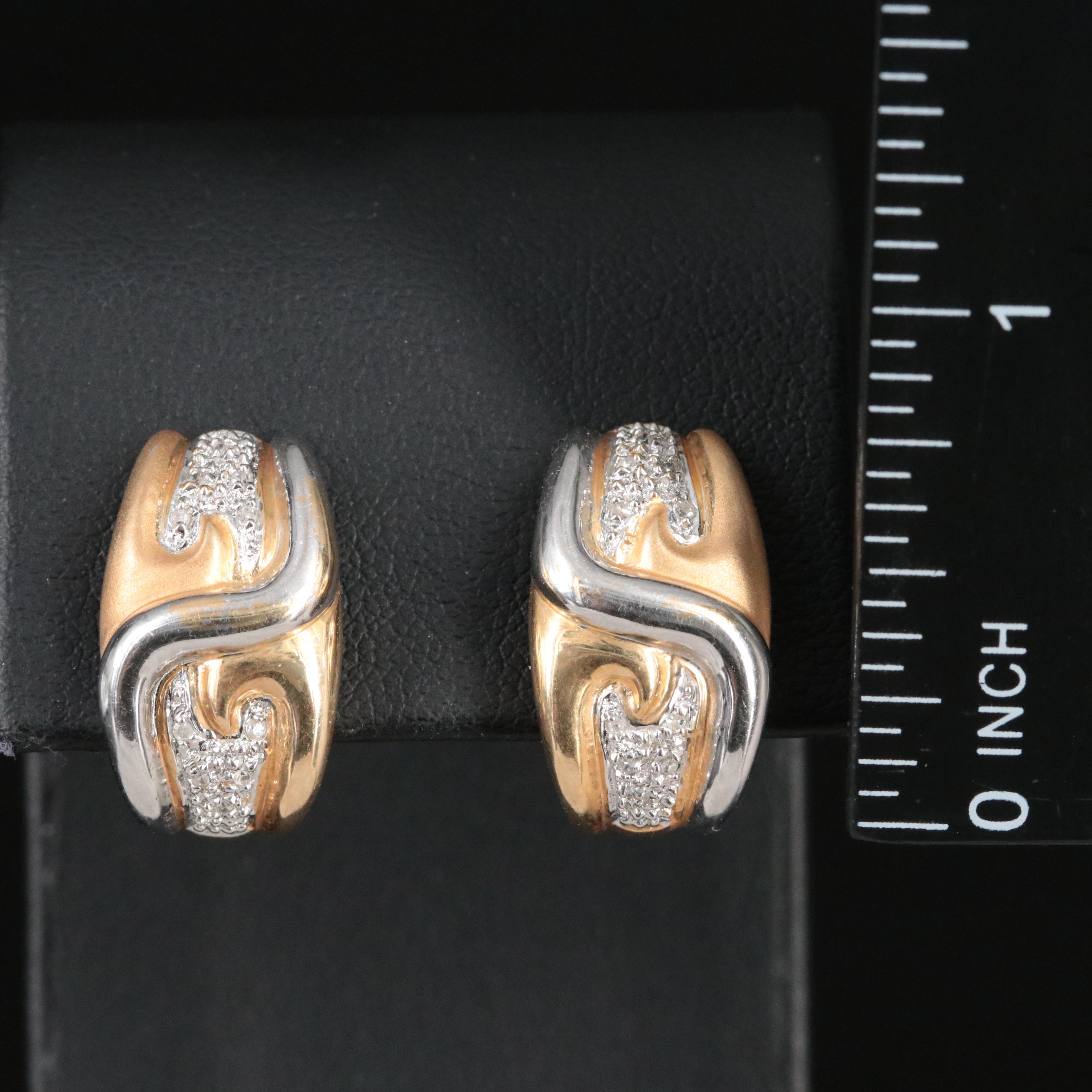 14K 0.10 CTW Diamond Earrings