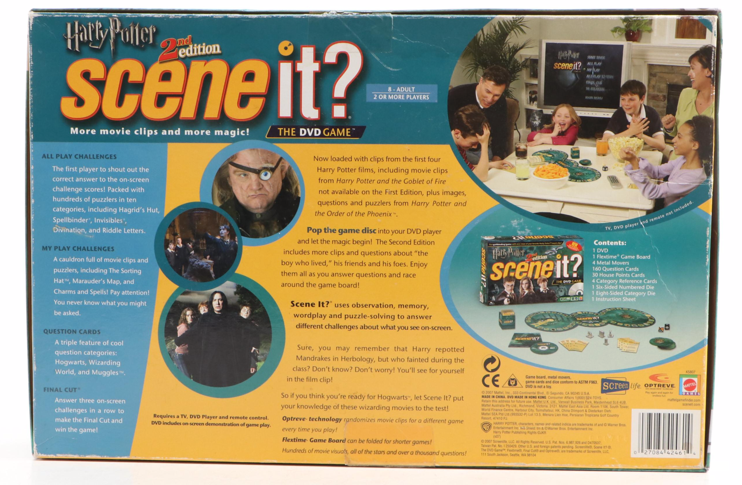 "Harry Potter" Scene It? DVD Game, Early 21st Century