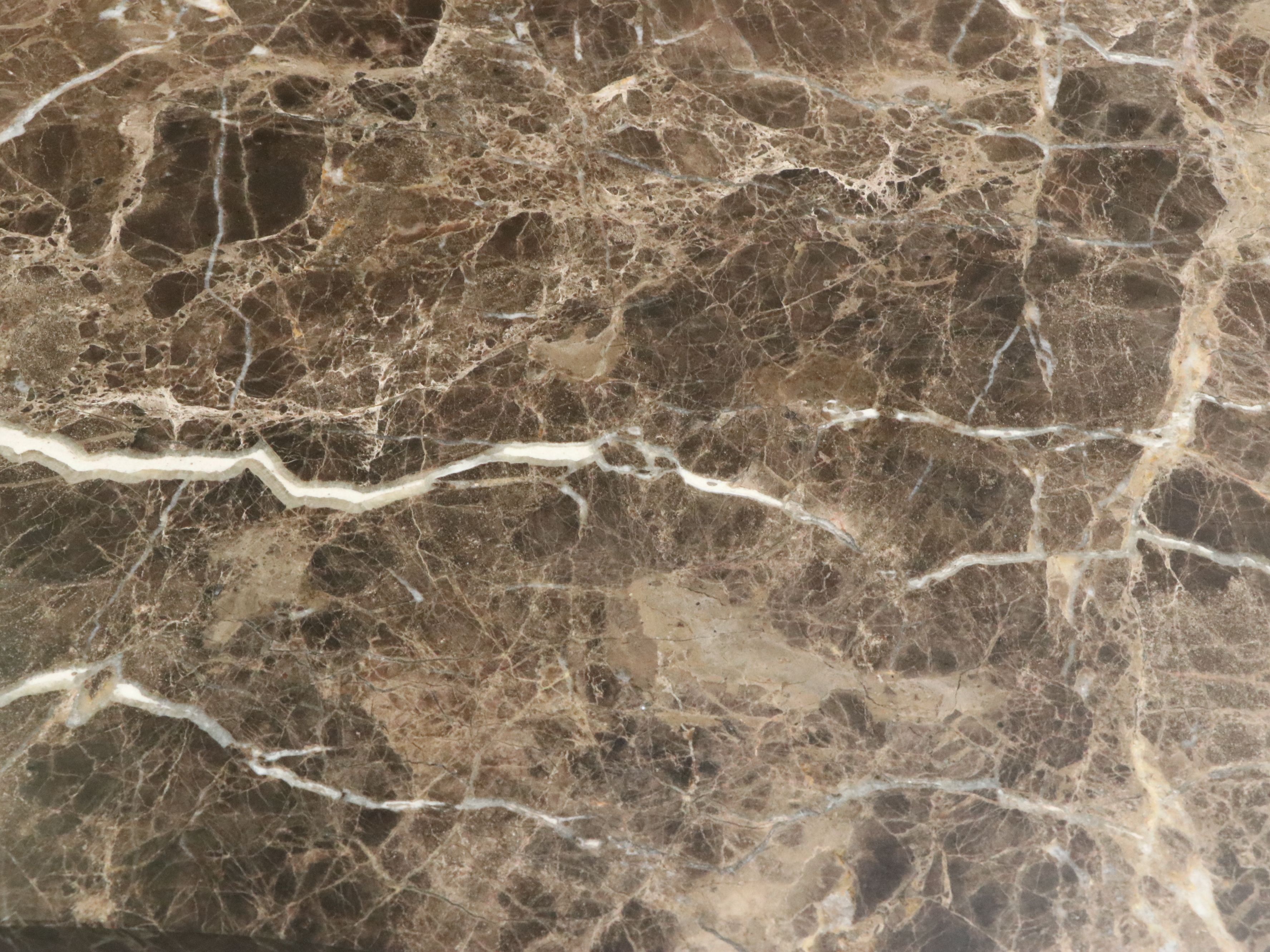 Mahogany Console Table with Marble Top