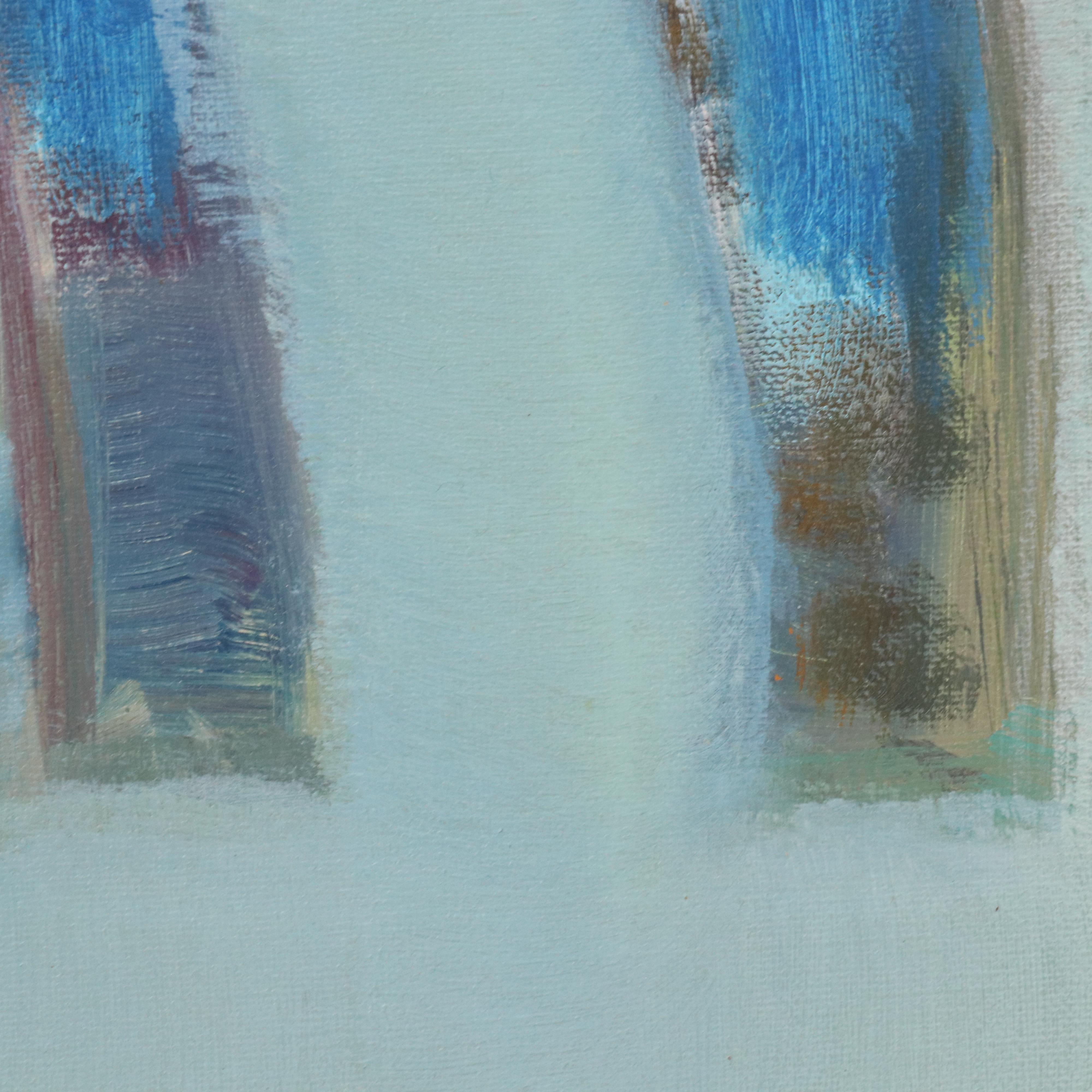 Alvaro Cardona-Hine Surrealist Acrylic Painting "Blue Parrot"