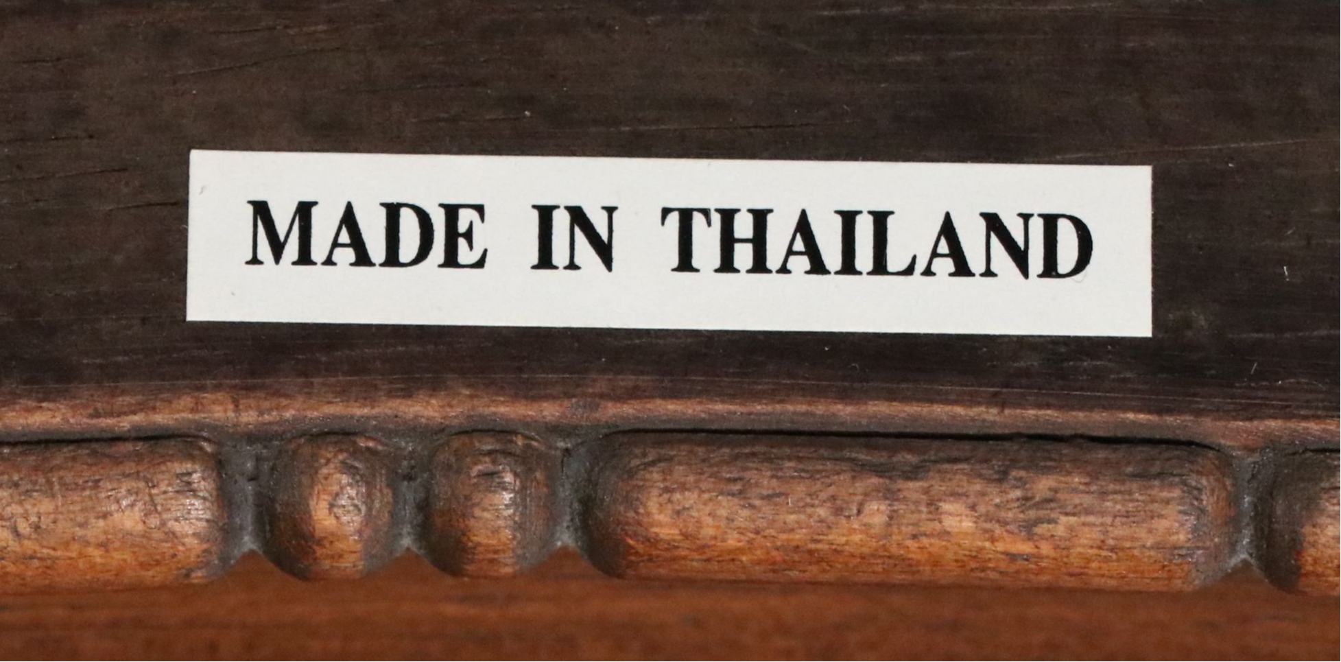 Mahogany Console Table with Marble Top