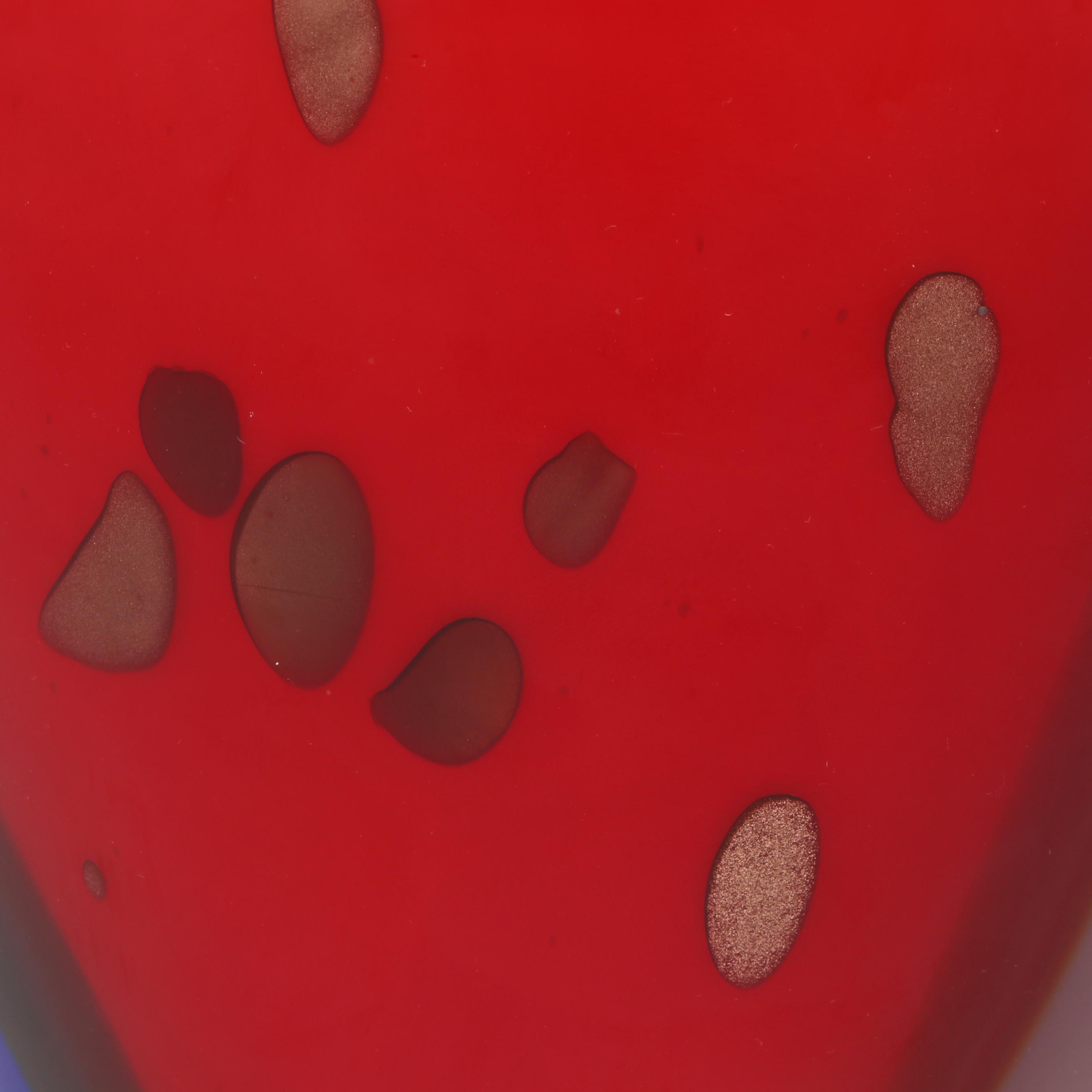 Murano Style Art Glass Vase