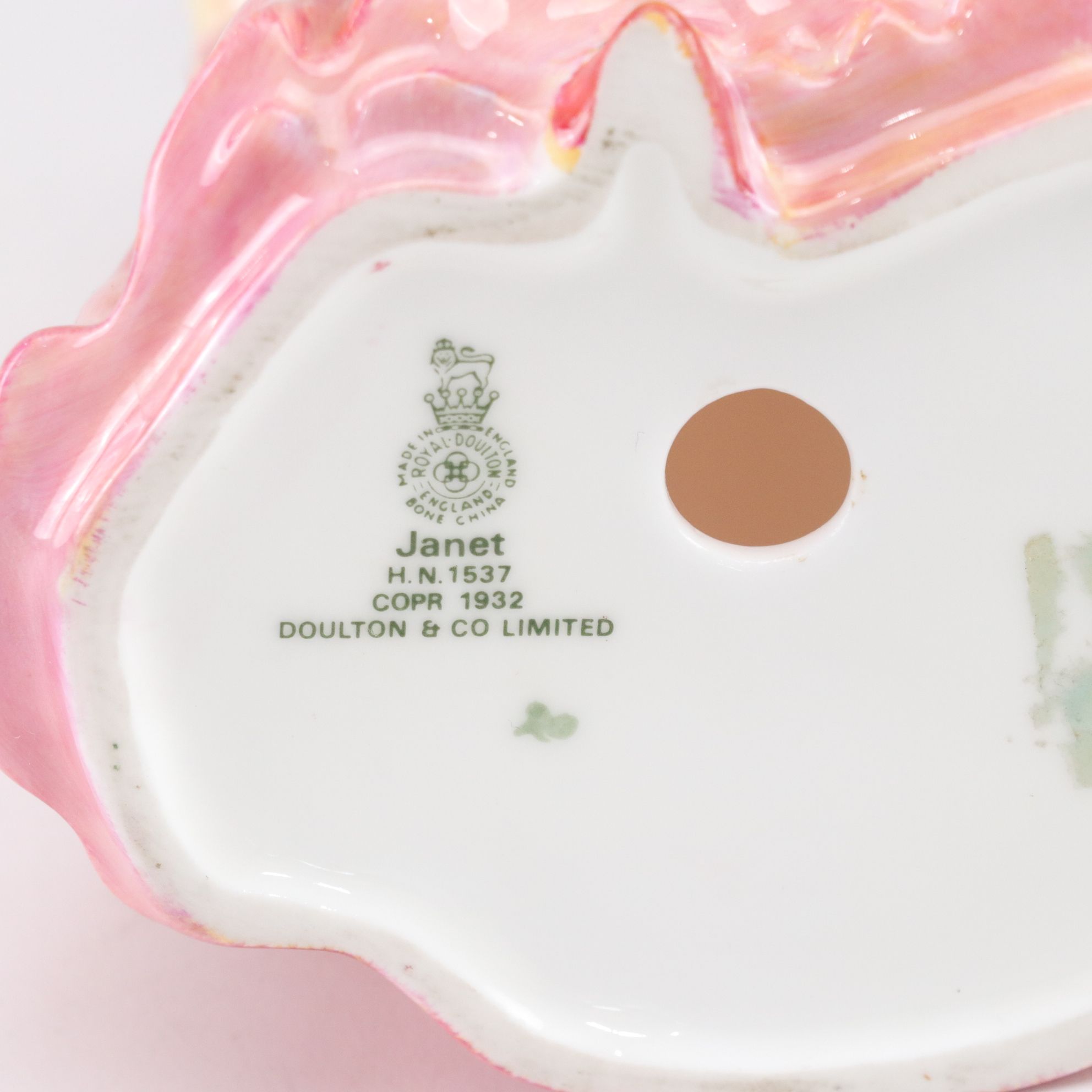 Royal Doulton "Janet" and "Rebecca" Porcelain Figurines