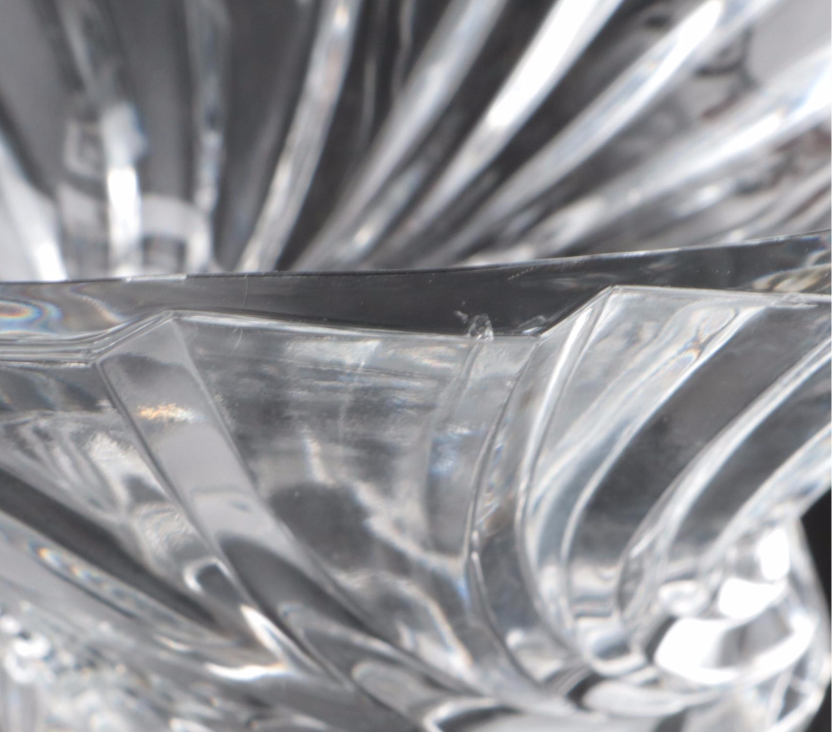 Fan Style and Other Crystal Decorative Bowls