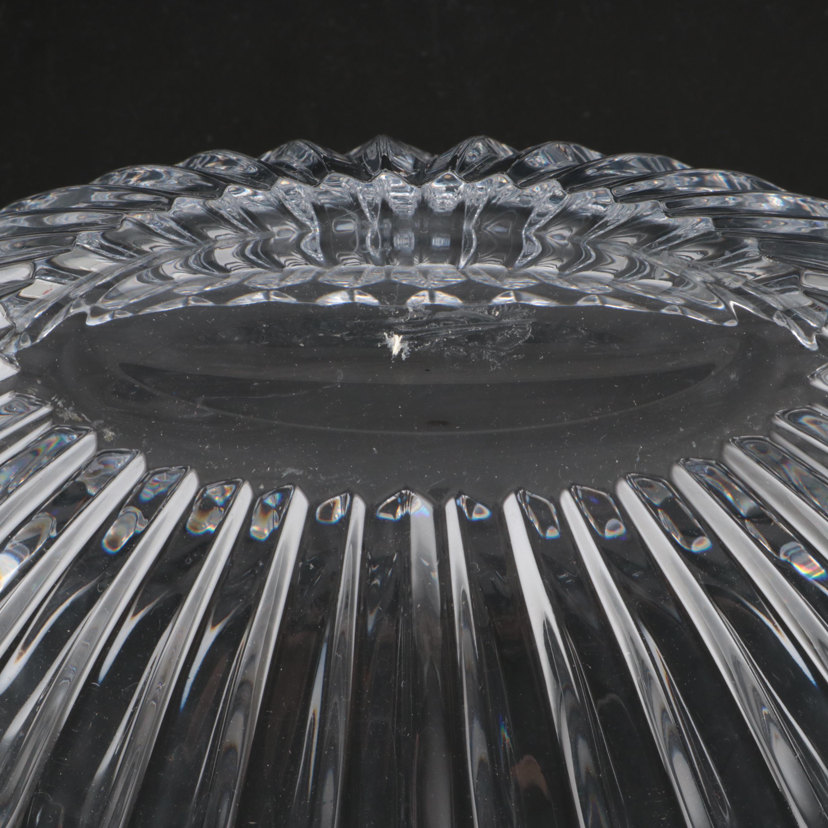 Fan Style and Other Crystal Decorative Bowls