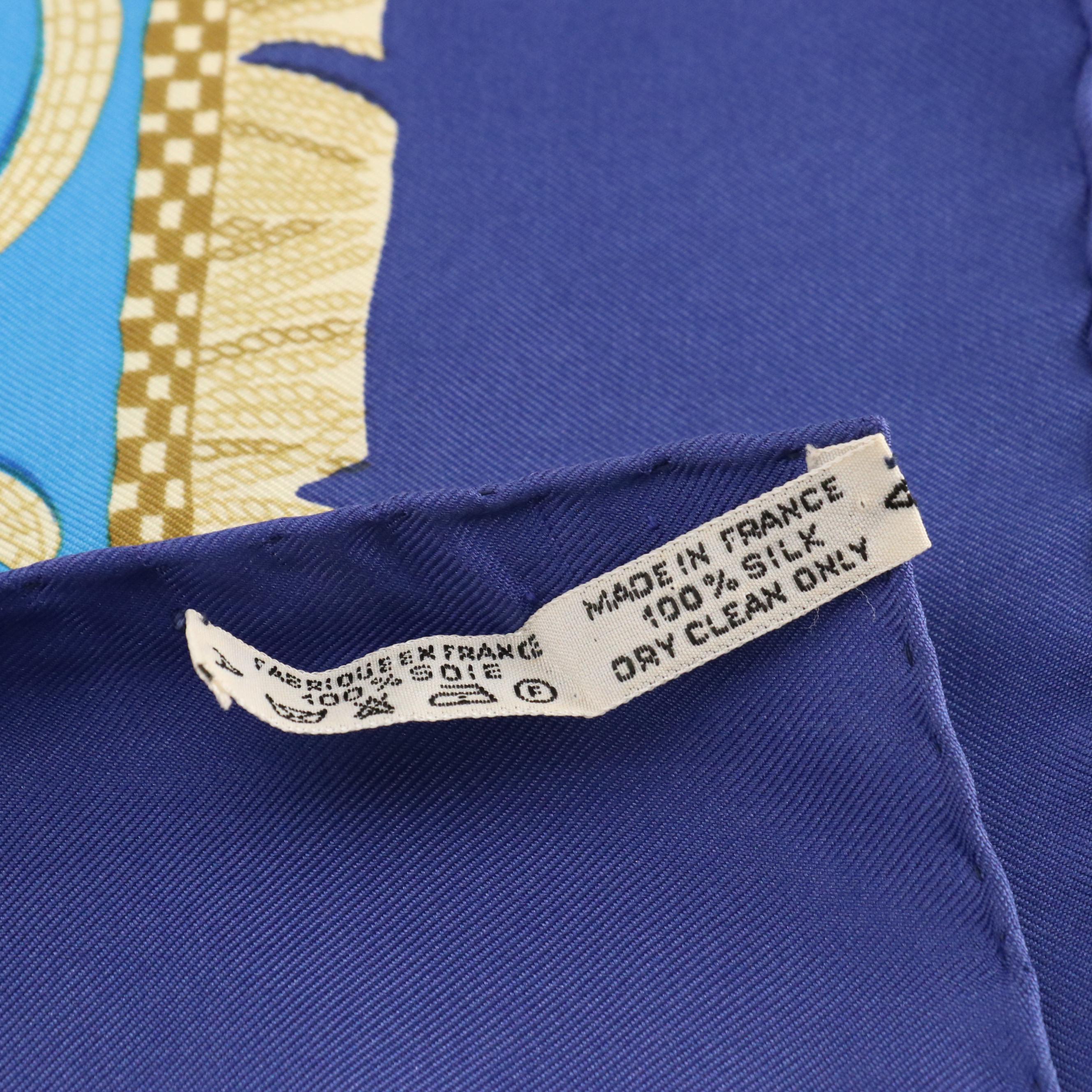 Hermès "La Présentation" Scarf 90 in Silk Twill